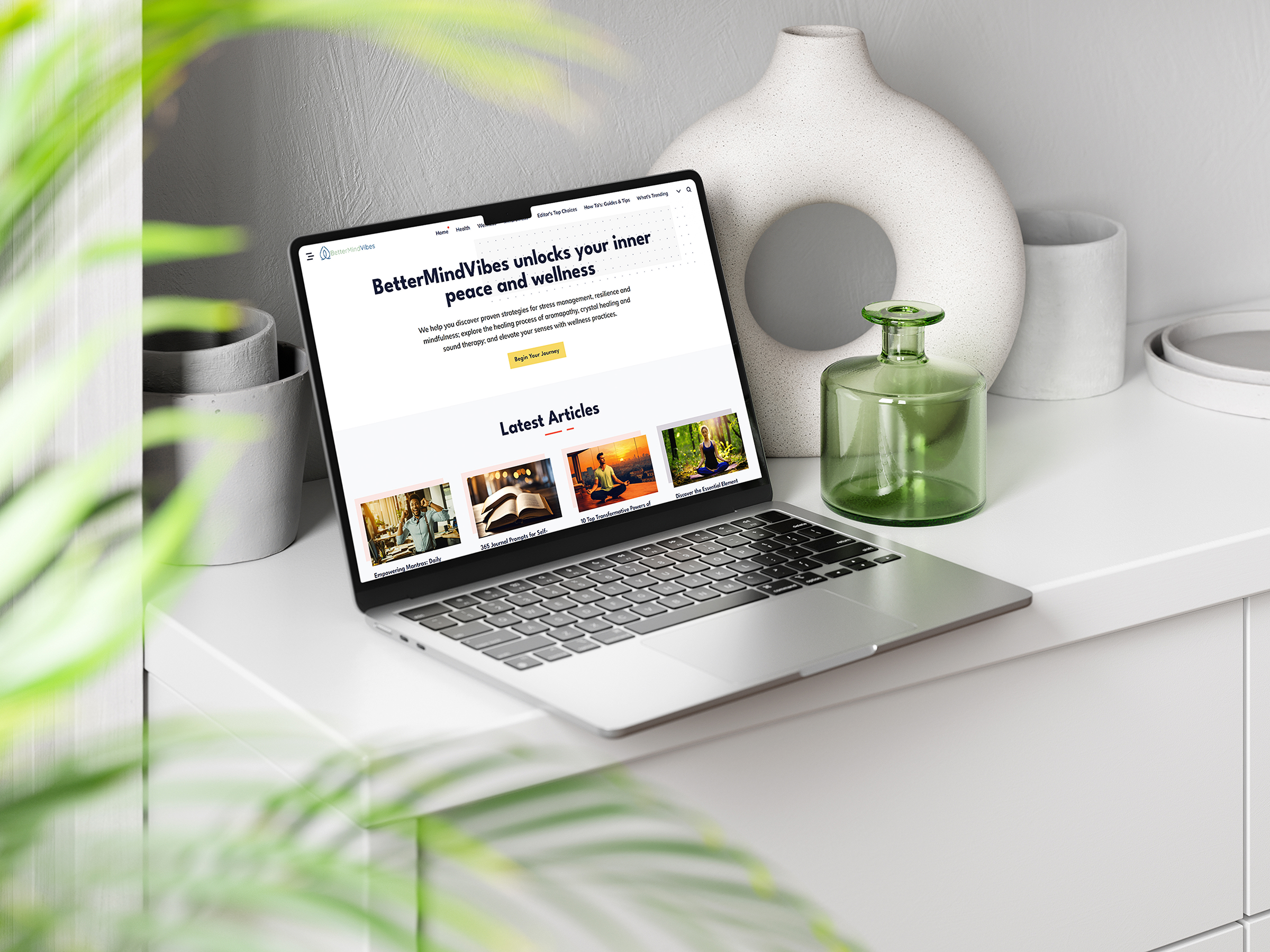 Better Mind Vibes Blog Website | Craftnotion