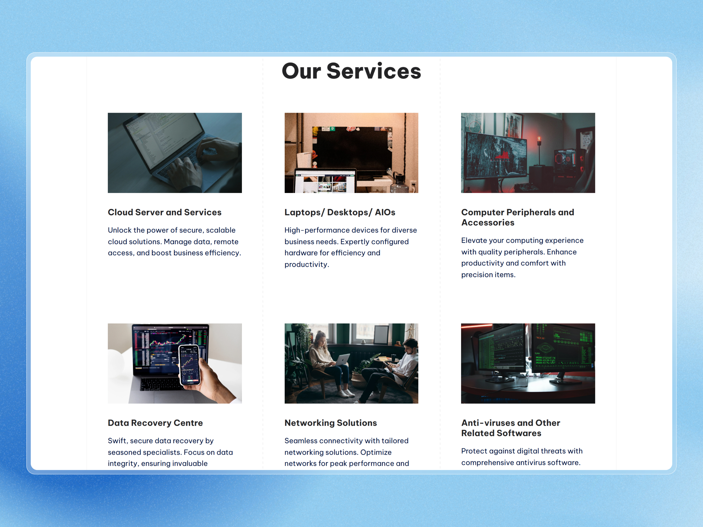 Busy Business Website Cover