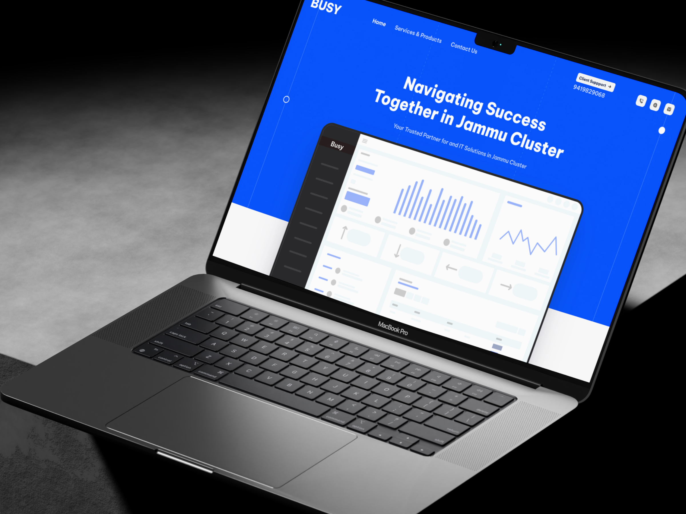 Busy Business Website Cover