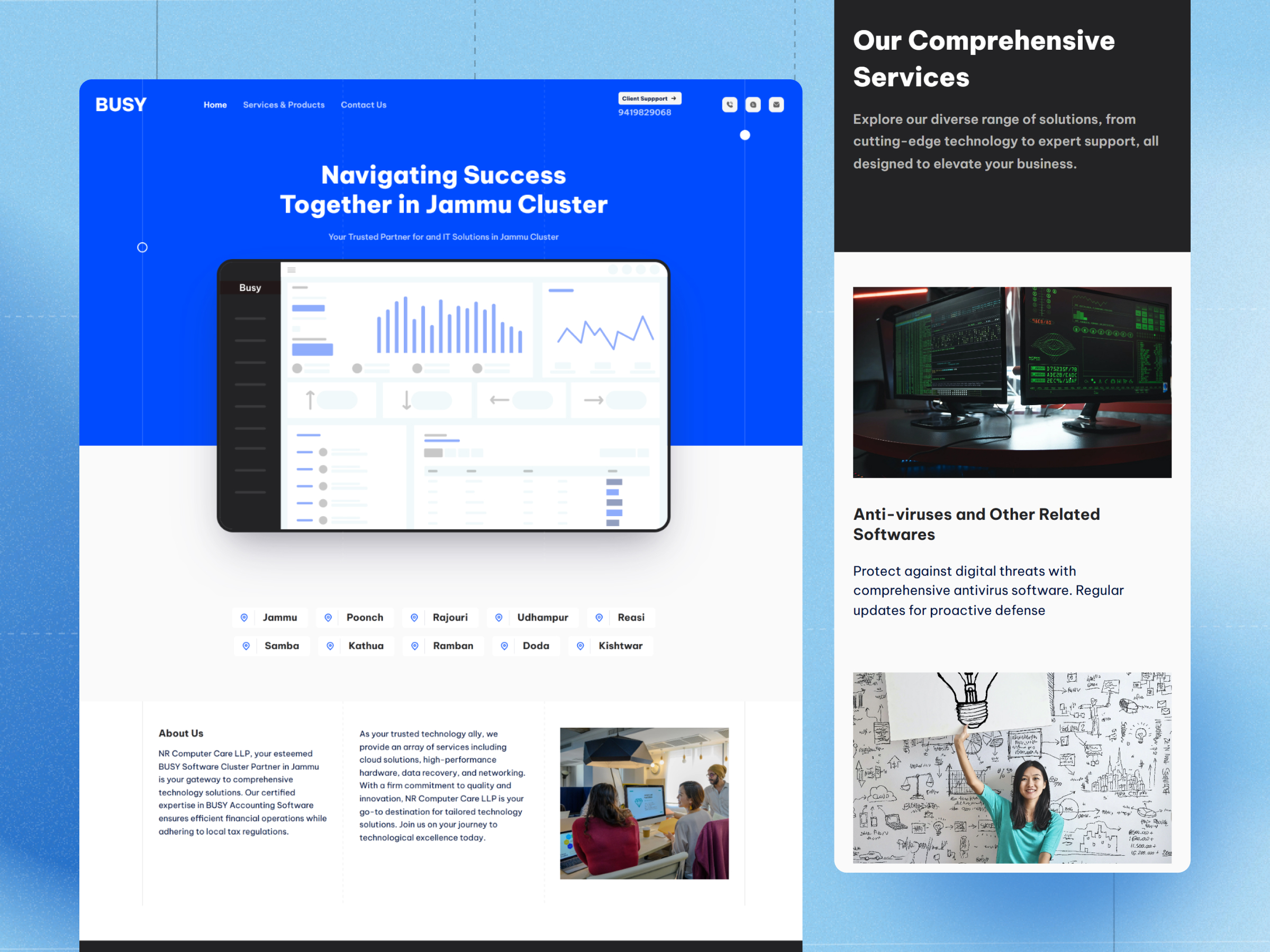 Busy Business Website | Craftnotion