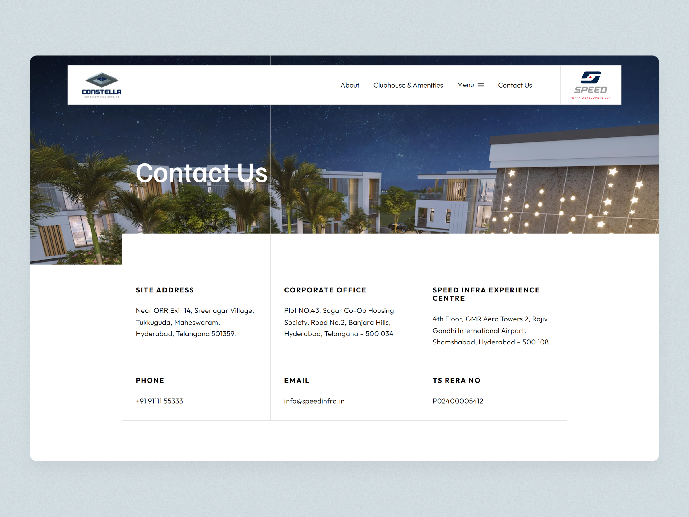 Constella Premium Real Estate Website | Craftnotion