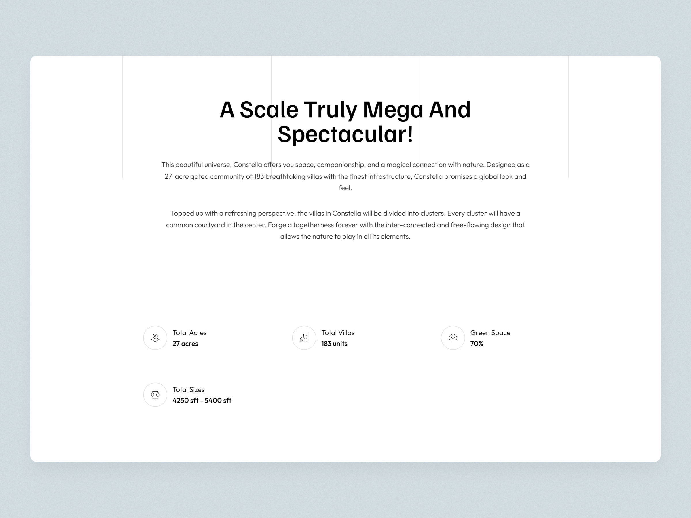 Constella Premium Real Estate Website | Craftnotion