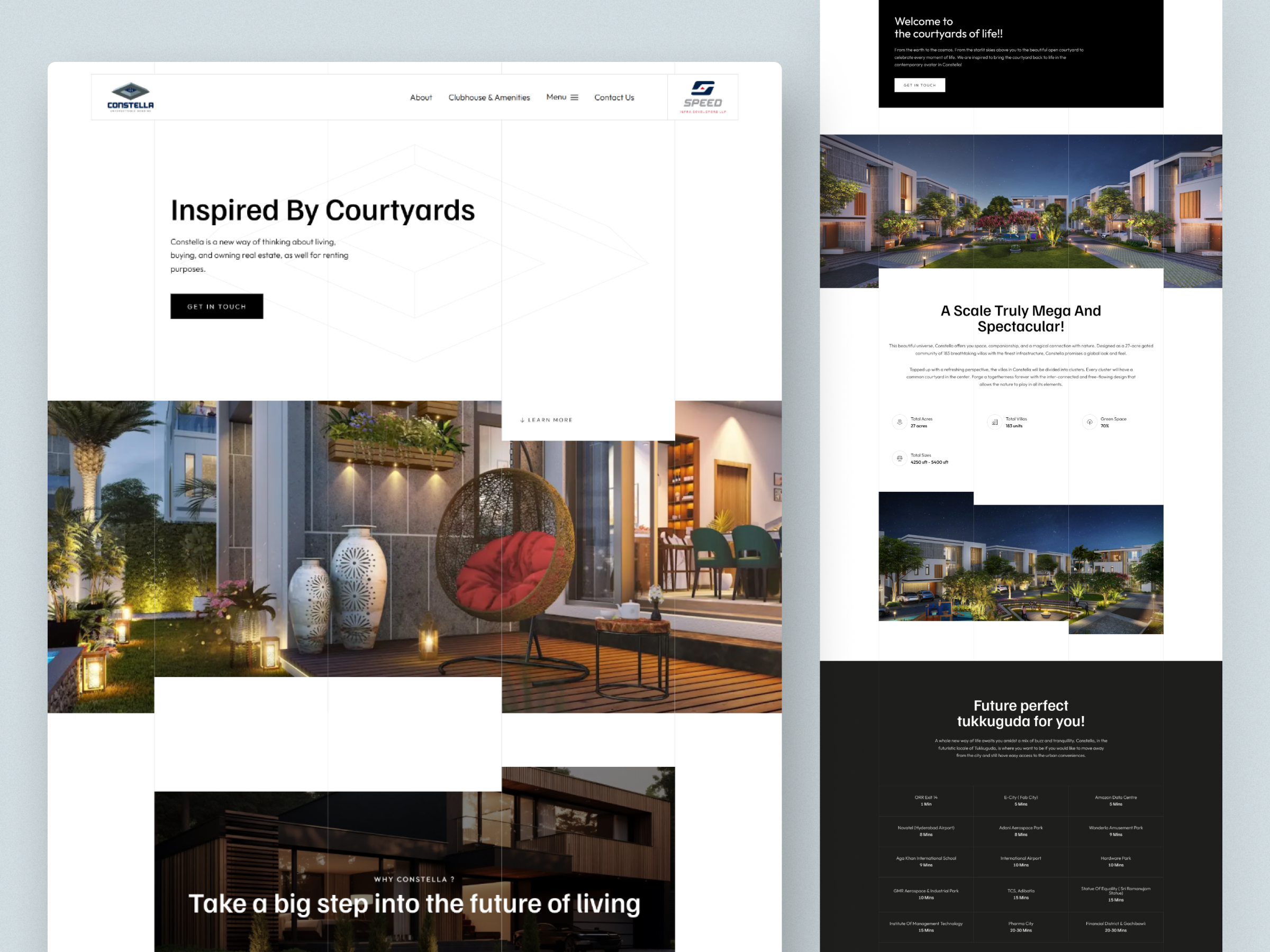 Constella Premium Real Estate Website | Craftnotion