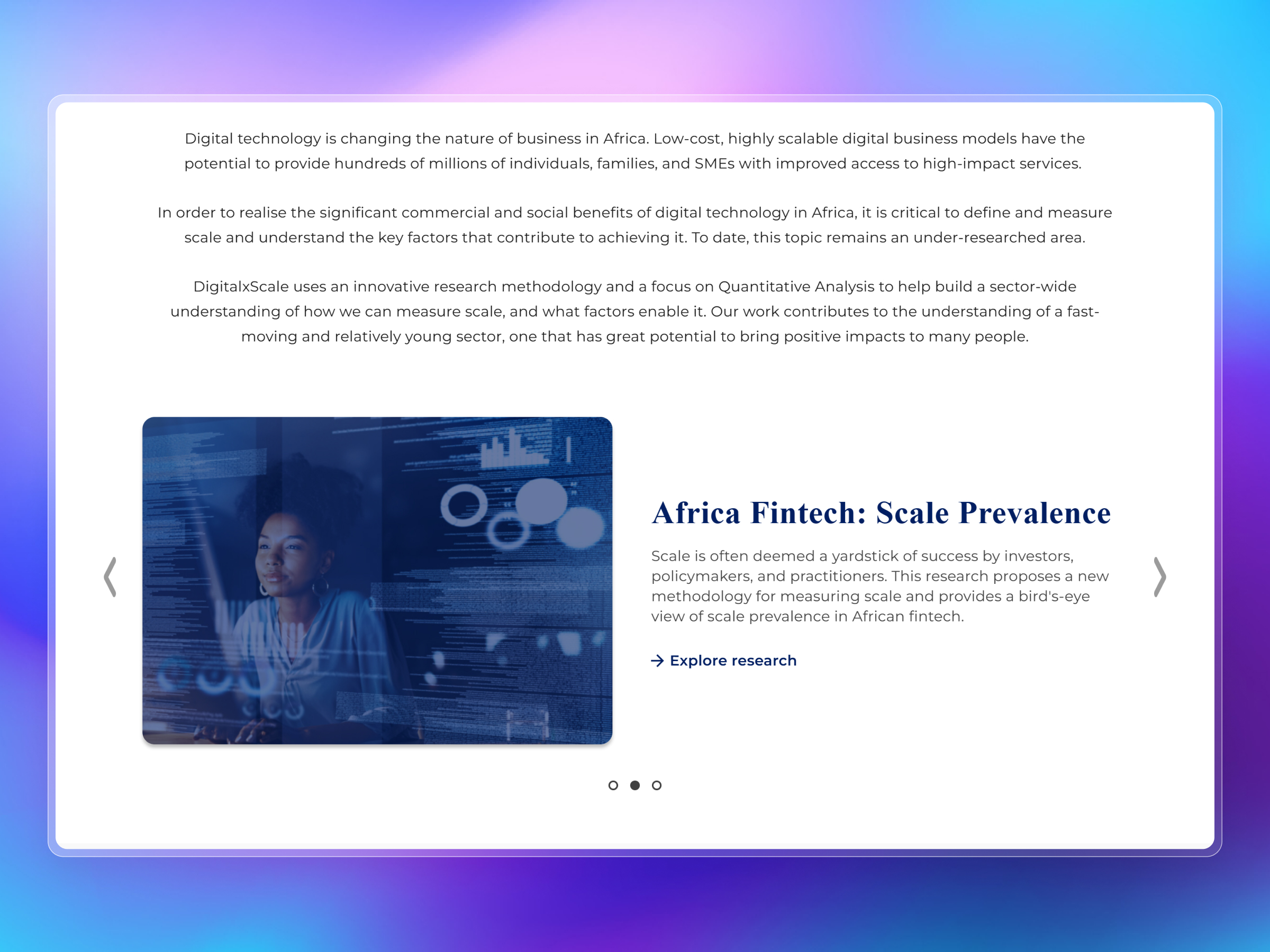 DigitalXScale | Wheeler Institute for Business and Development | Craftnotion