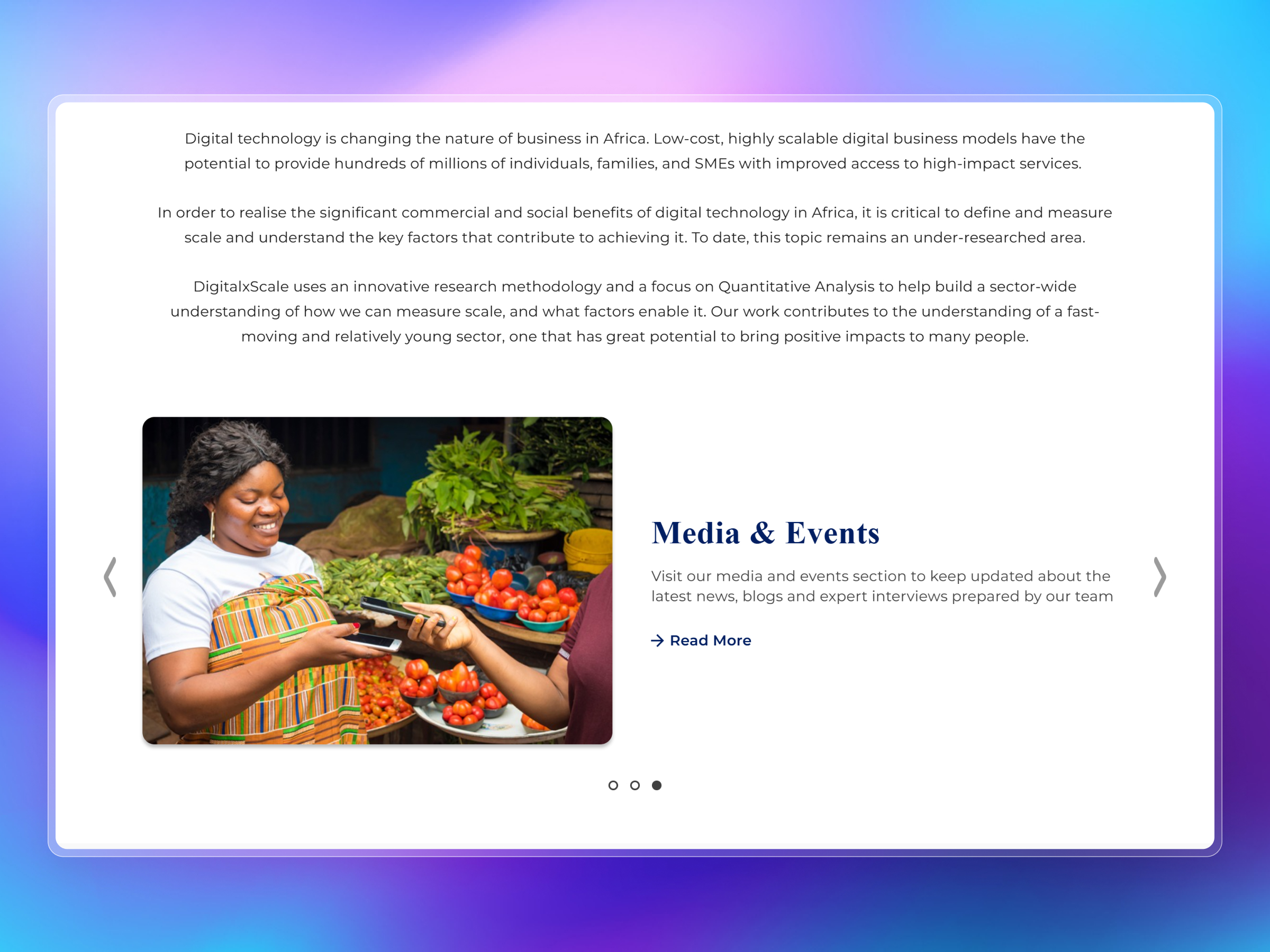 DigitalXScale | Wheeler Institute for Business and Development | Craftnotion