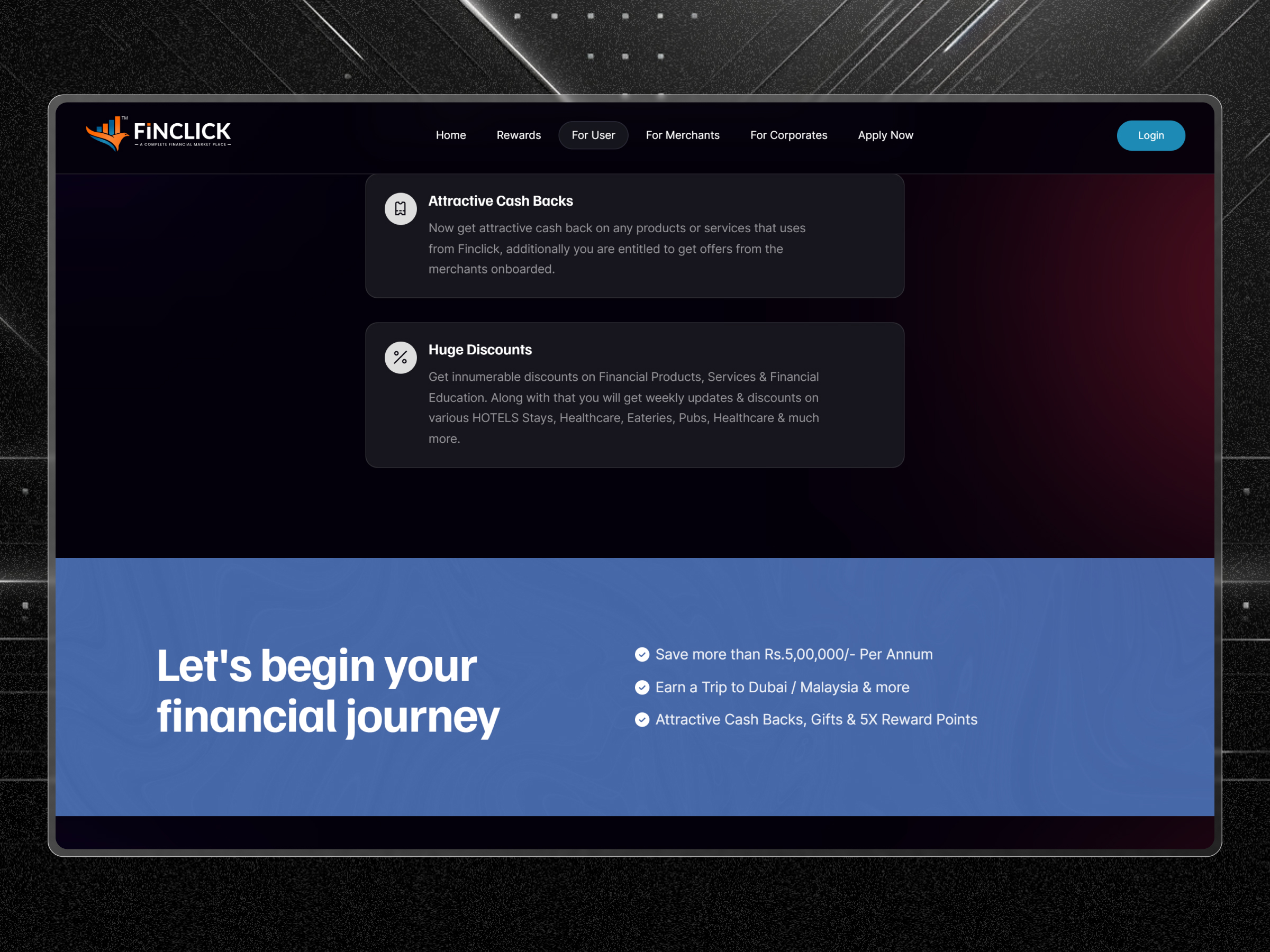 Finclick Membership Platform | Craftnotion