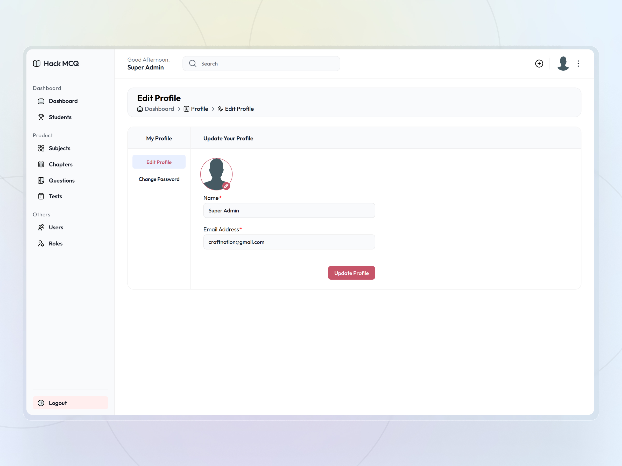 HackMCQ Adaptive Exam Practice Platform