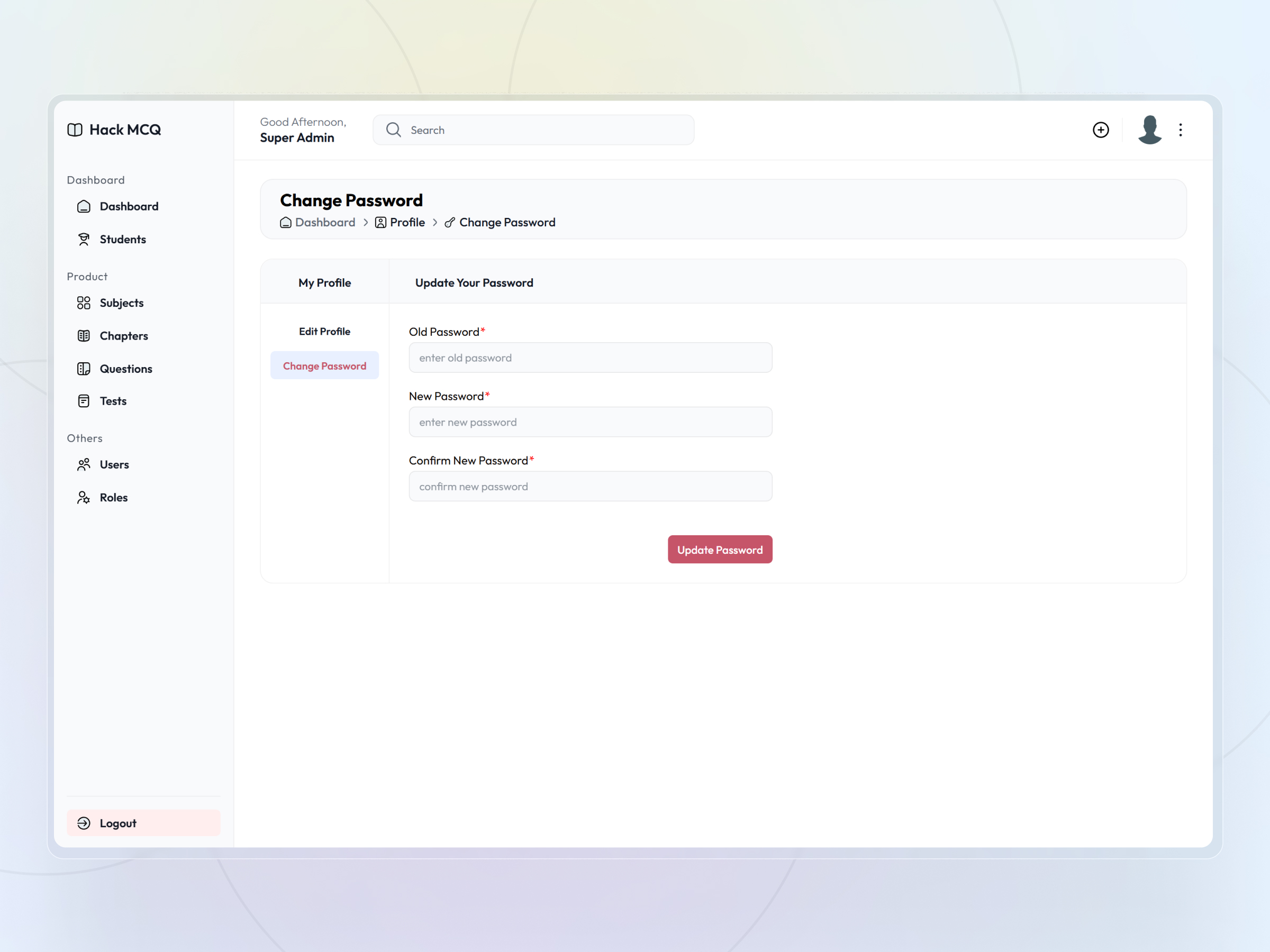 HackMCQ Adaptive Exam Practice Platform