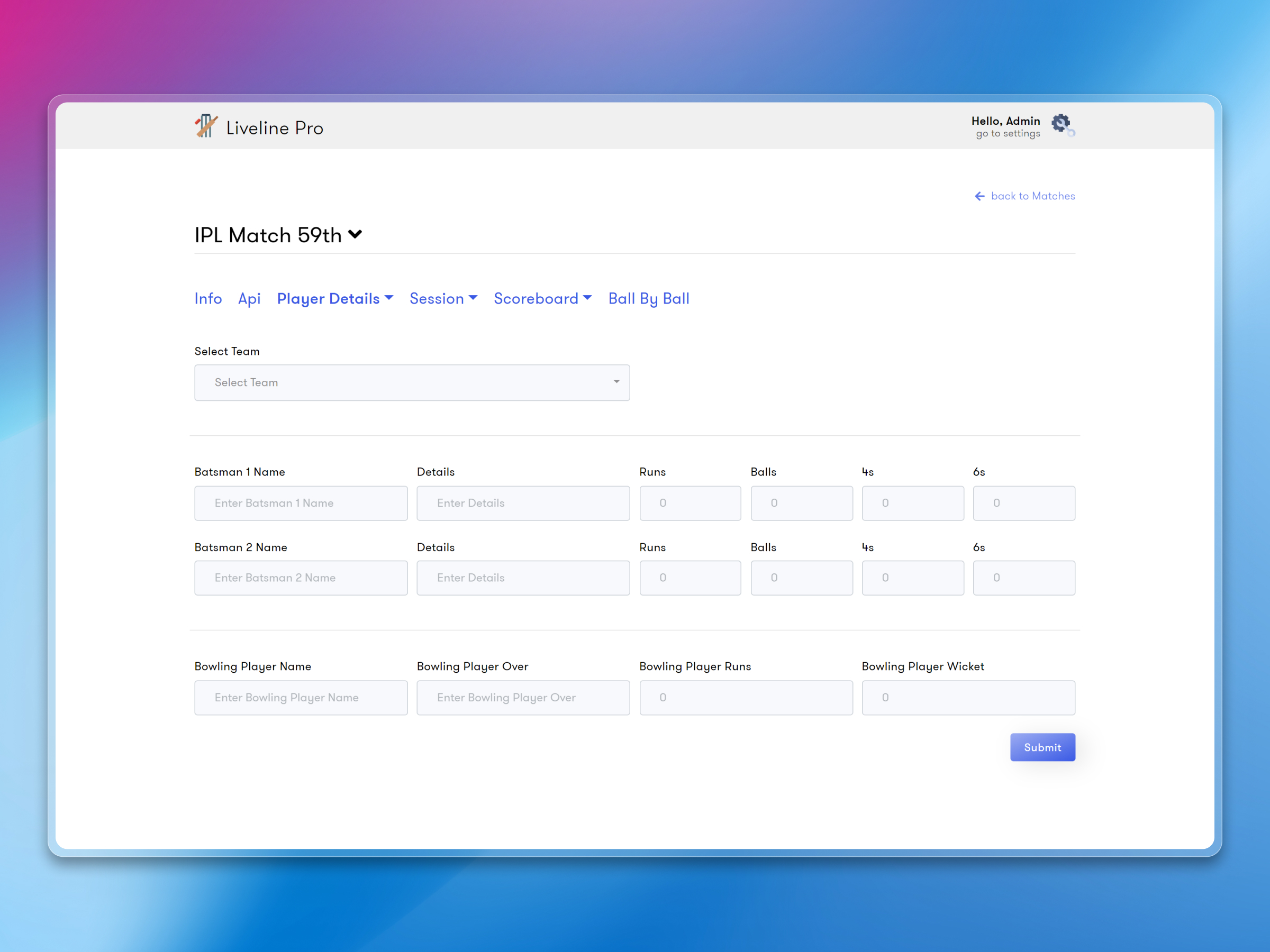 Live Line Dashboard | Craftnotion