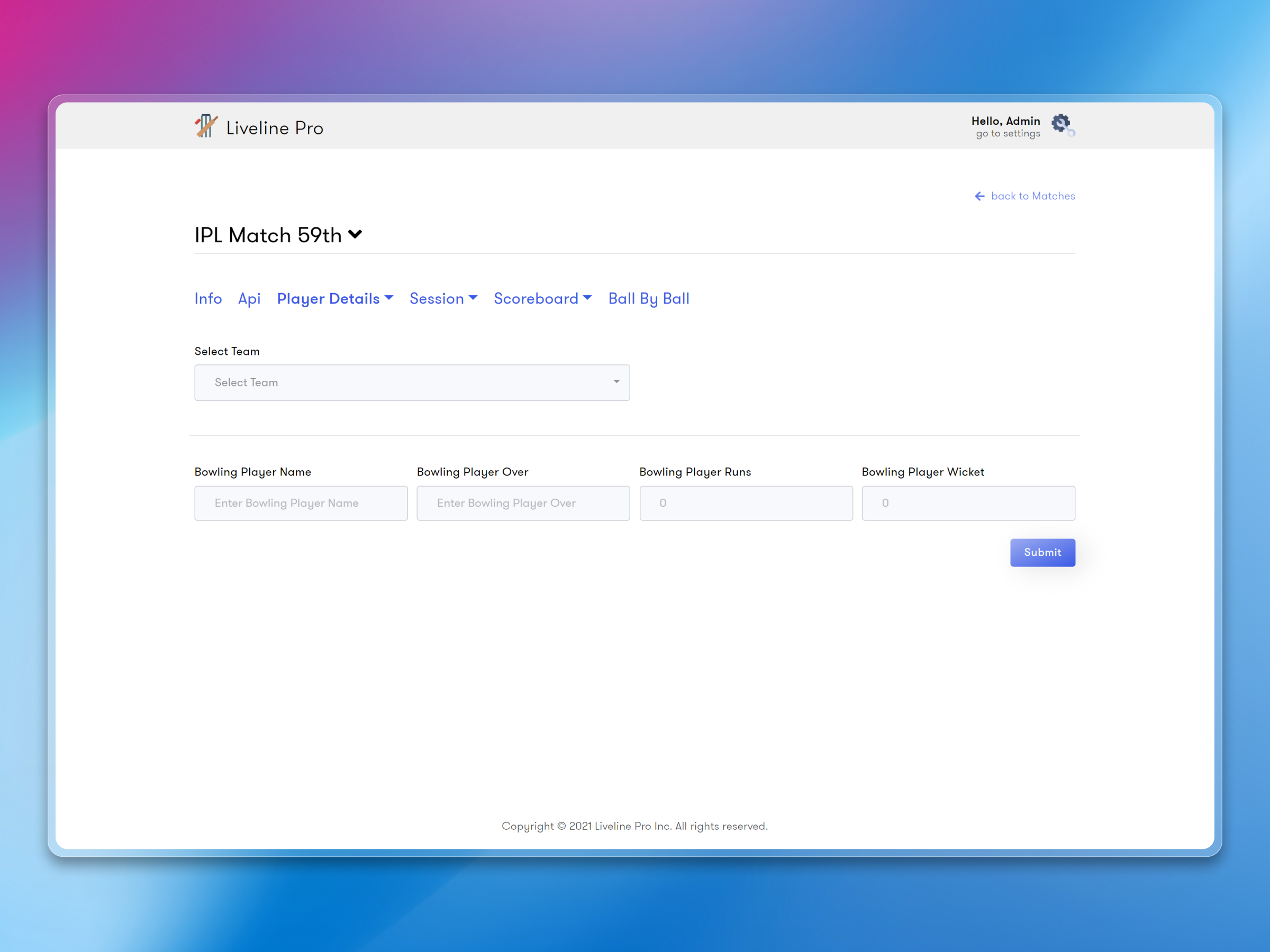 Live Line Dashboard | Craftnotion