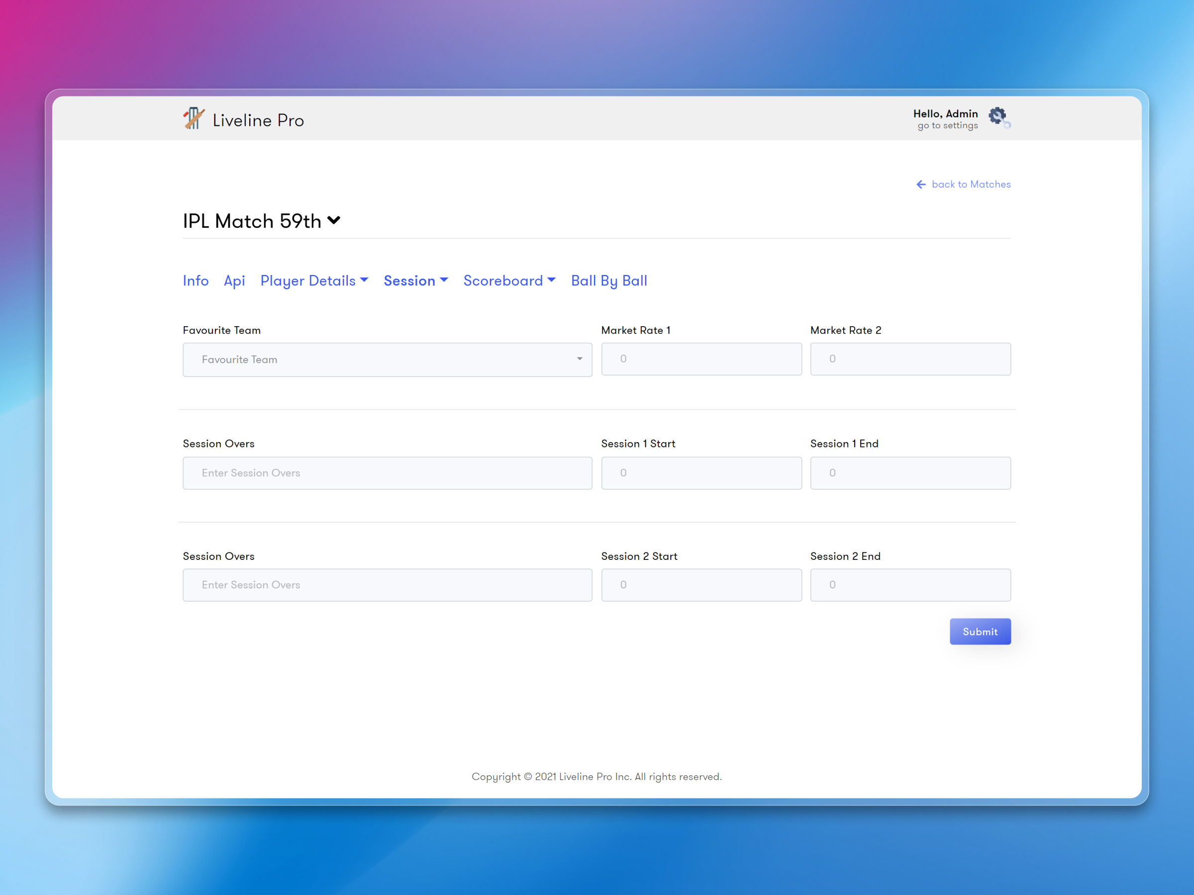 Live Line Dashboard | Craftnotion