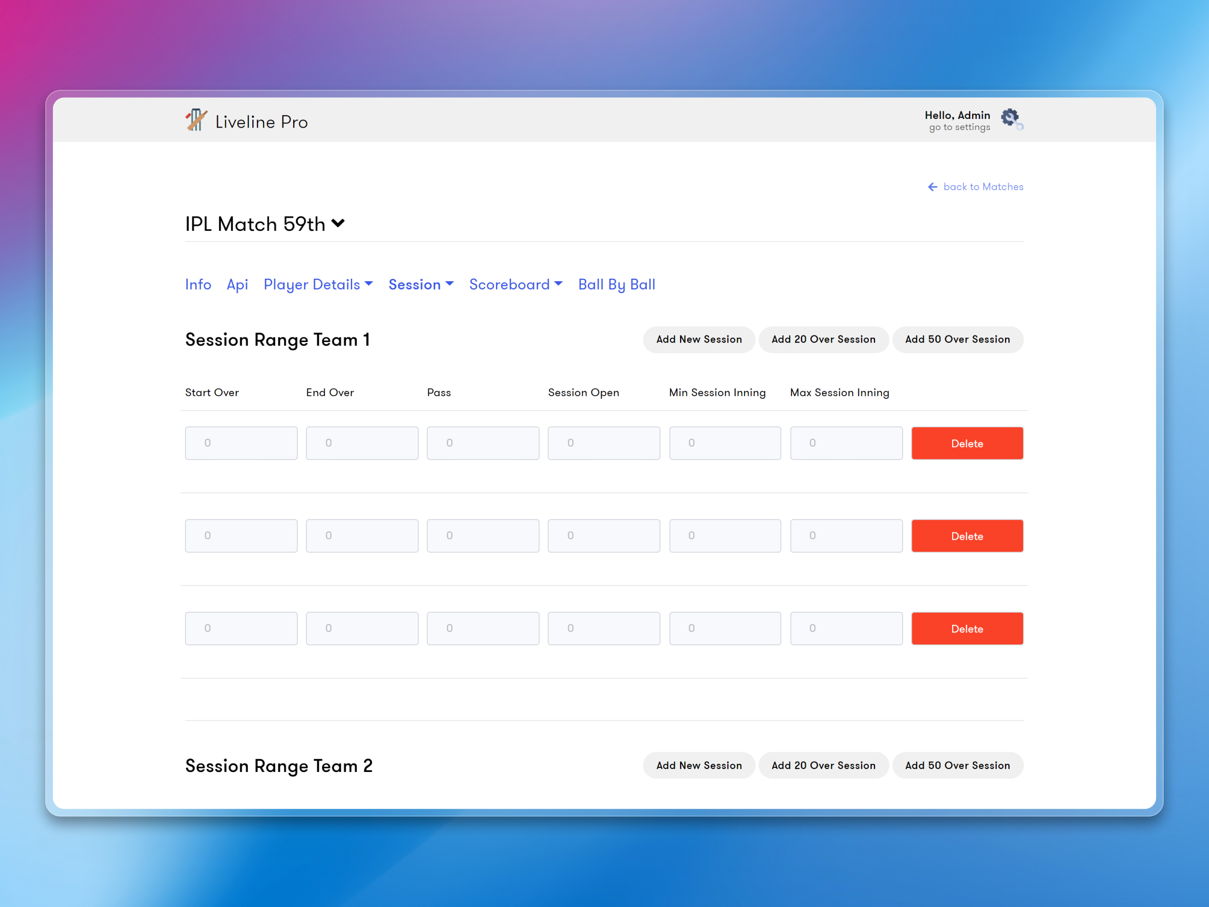 Live Line Dashboard | Craftnotion