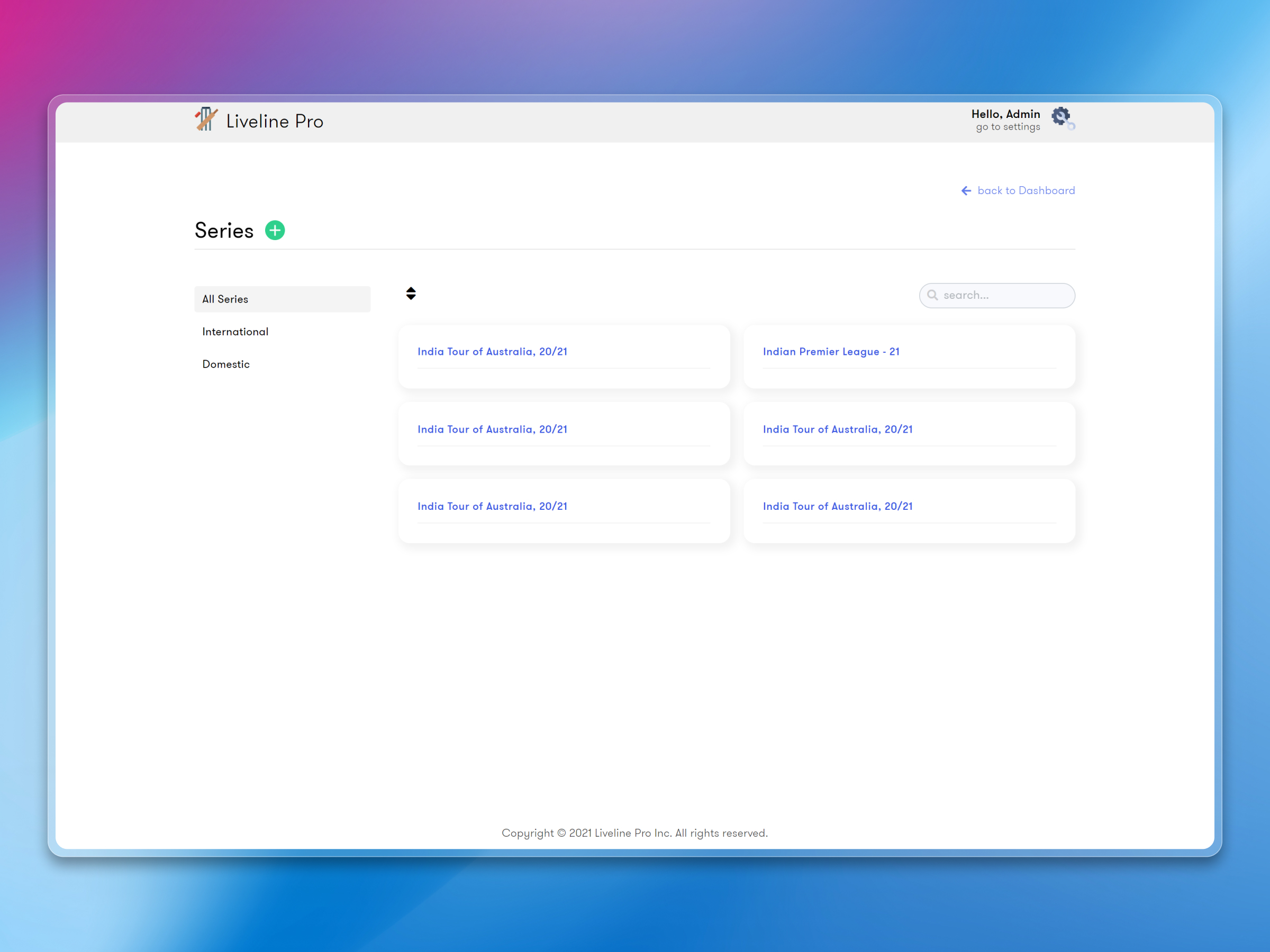 Live Line Dashboard | Craftnotion