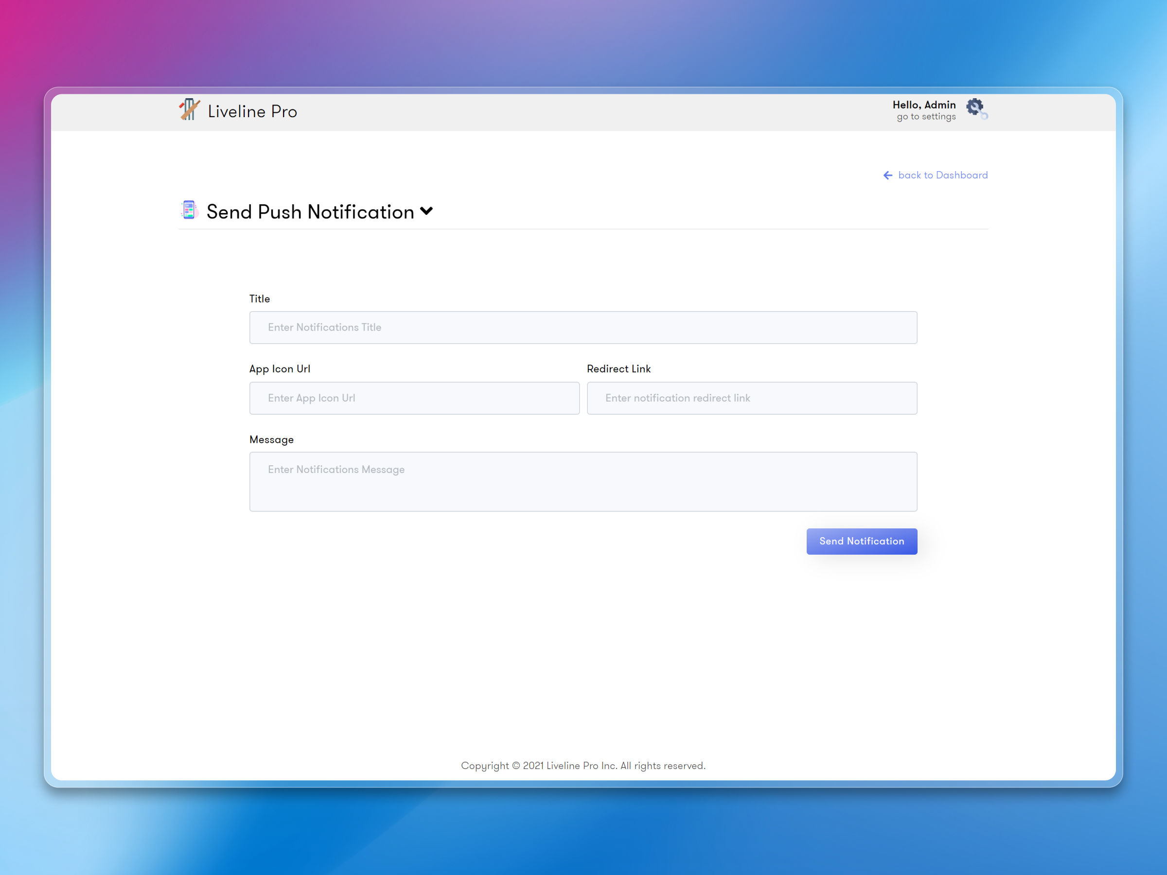 Live Line Dashboard | Craftnotion