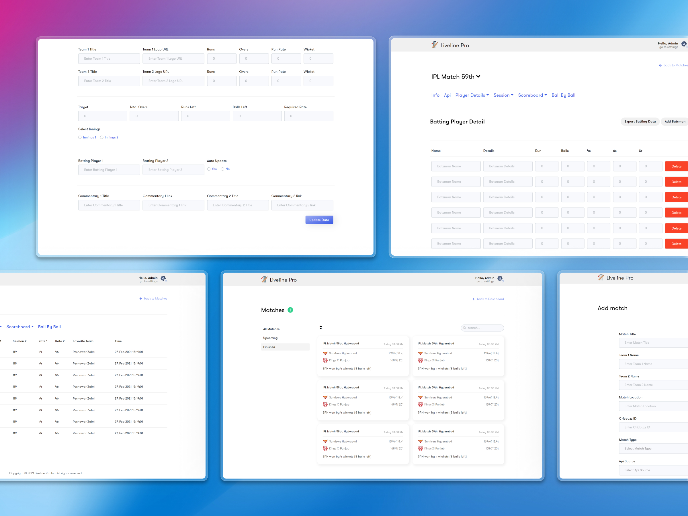 Live Line Dashboard | Craftnotion