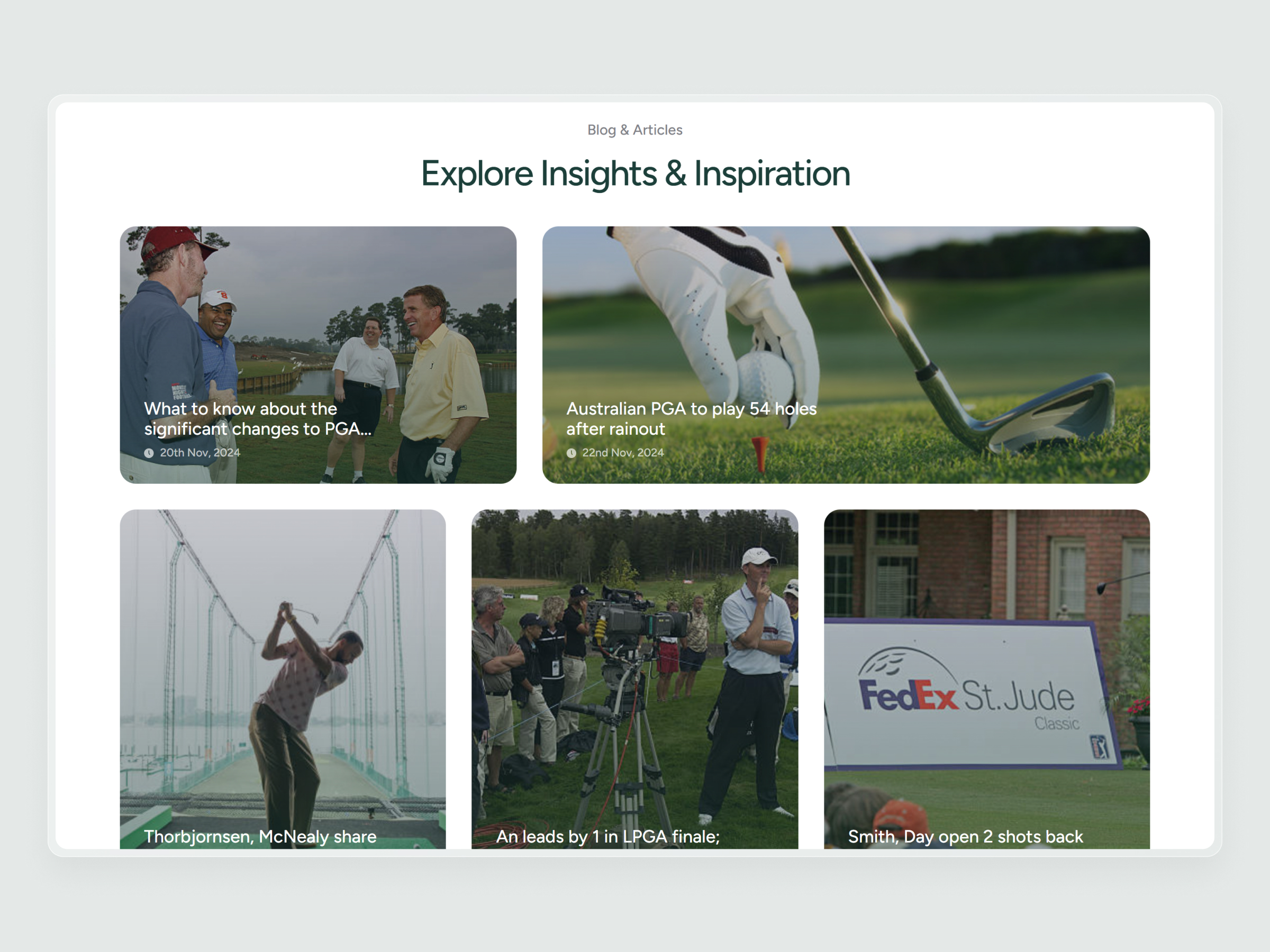 Minority Golf Association Website | Craftnotion