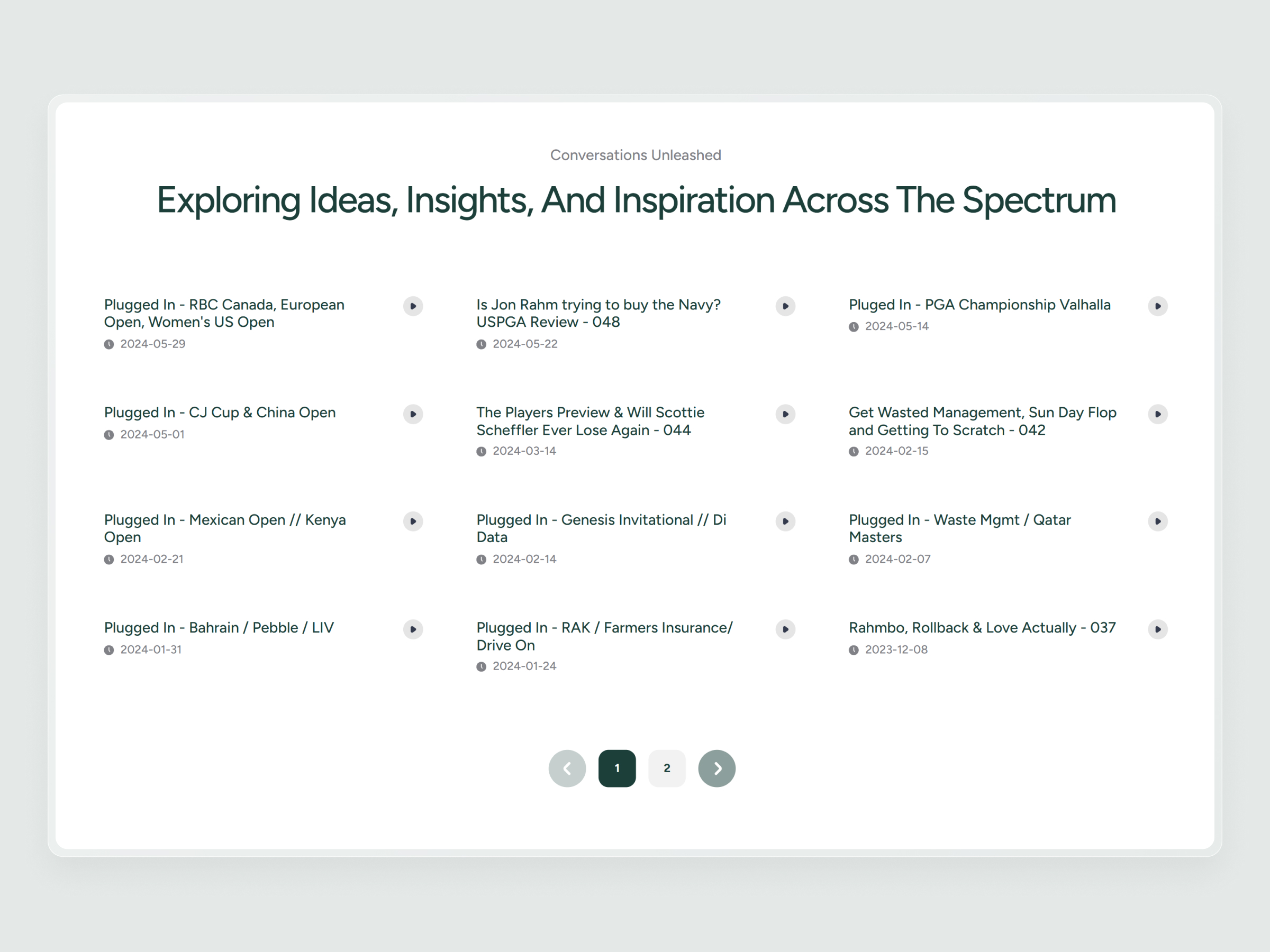 Minority Golf Association Website | Craftnotion