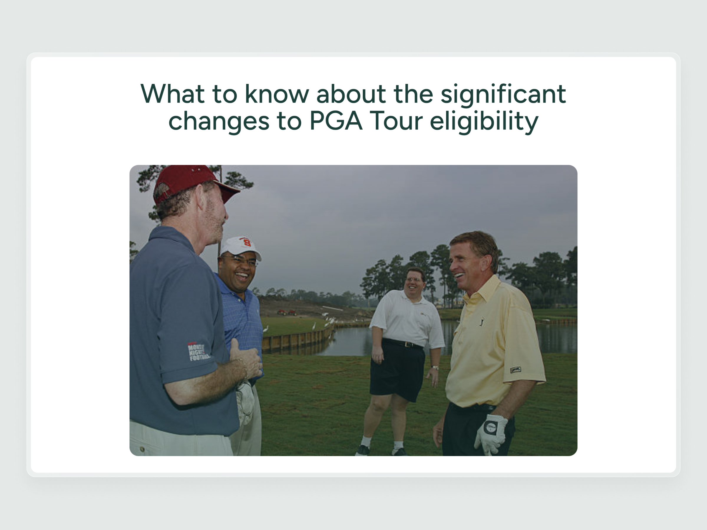 Minority Golf Association Website | Craftnotion