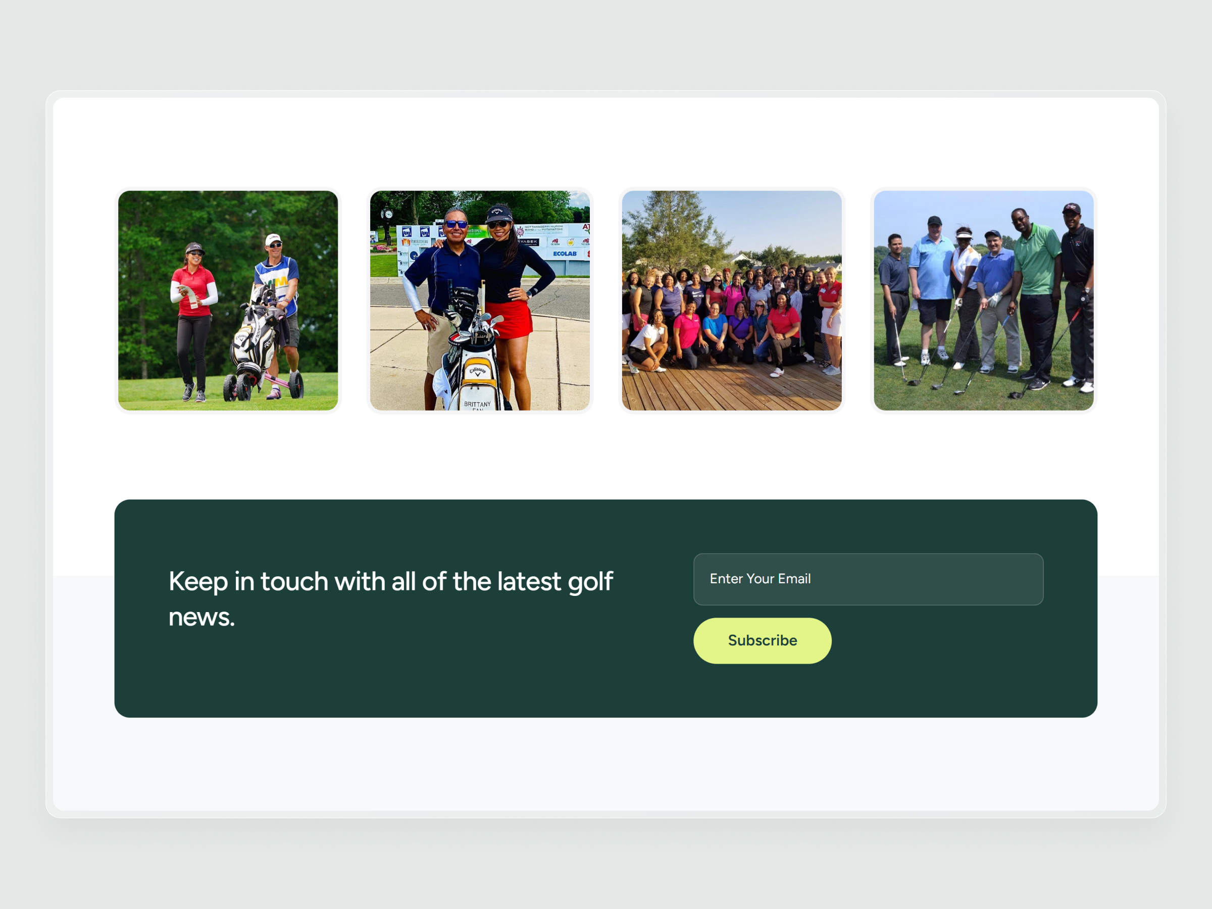 Minority Golf Association Website | Craftnotion