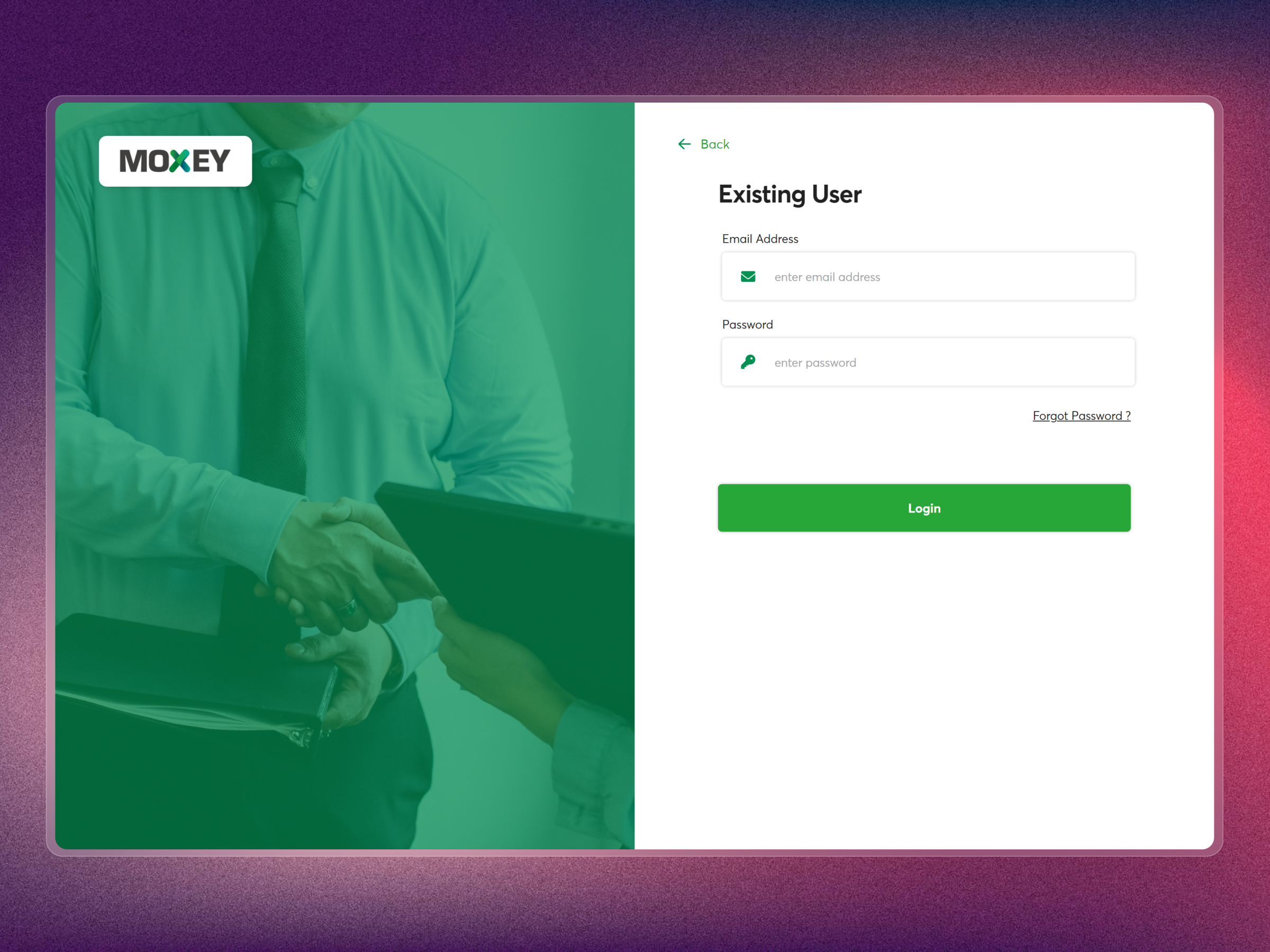 Moxey Invoice Discounting Platform | Craftnotion