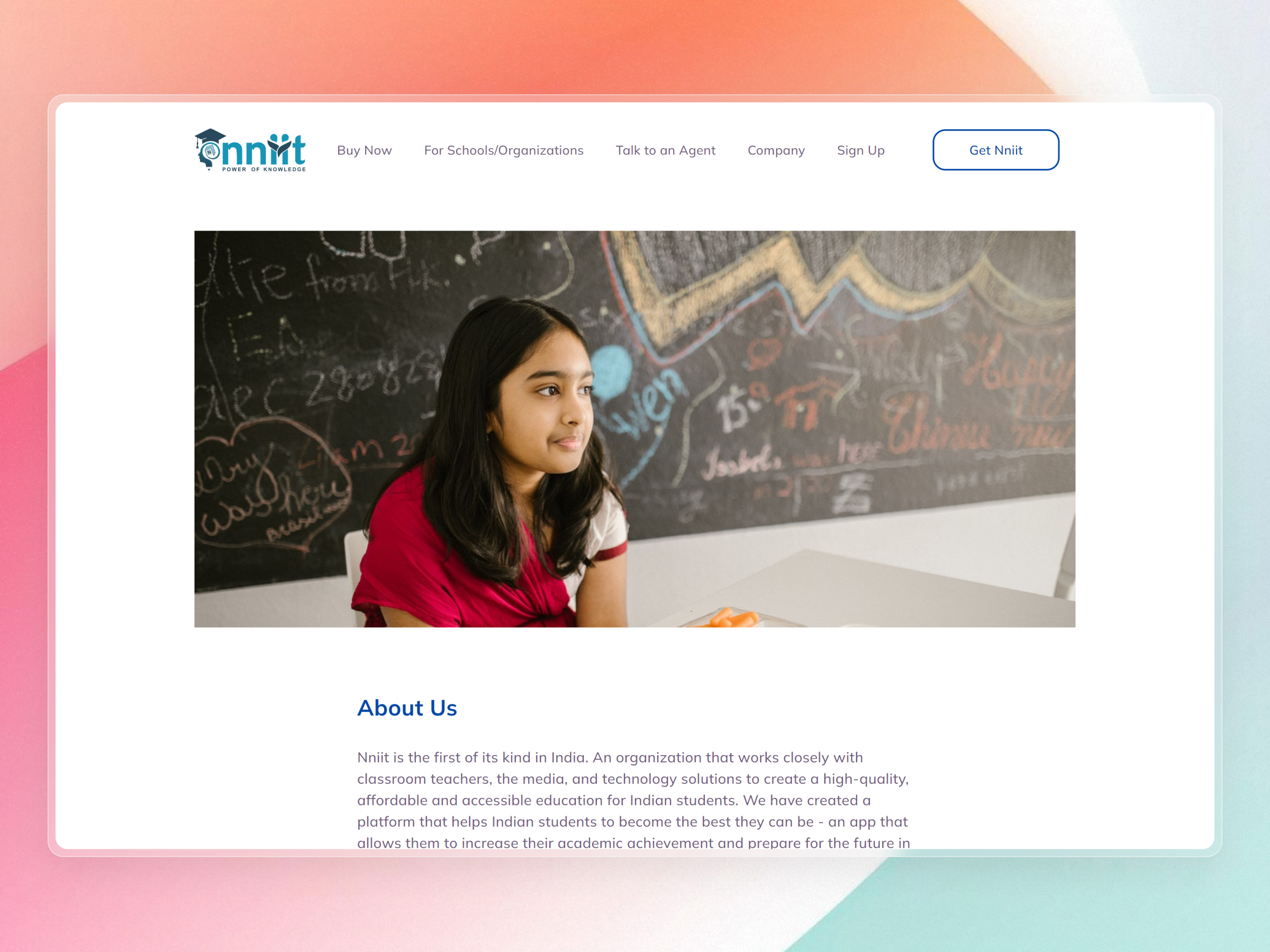 NNIIT Public Website | Craftnotion