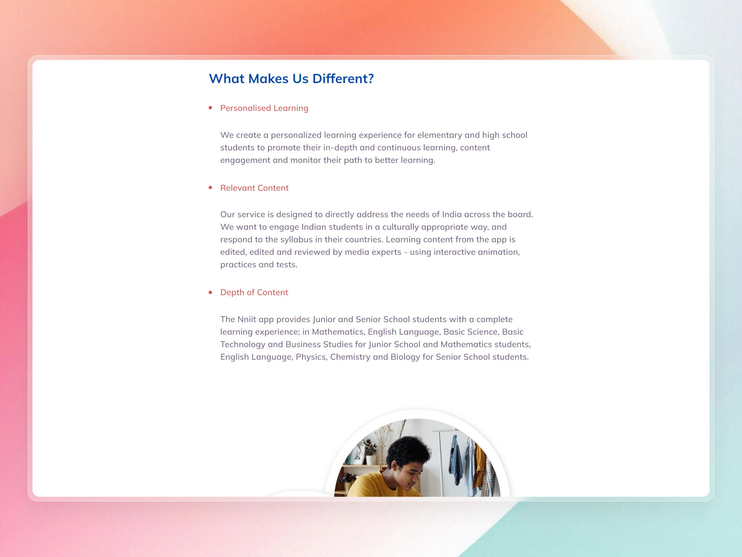 NNIIT Public Website | Craftnotion