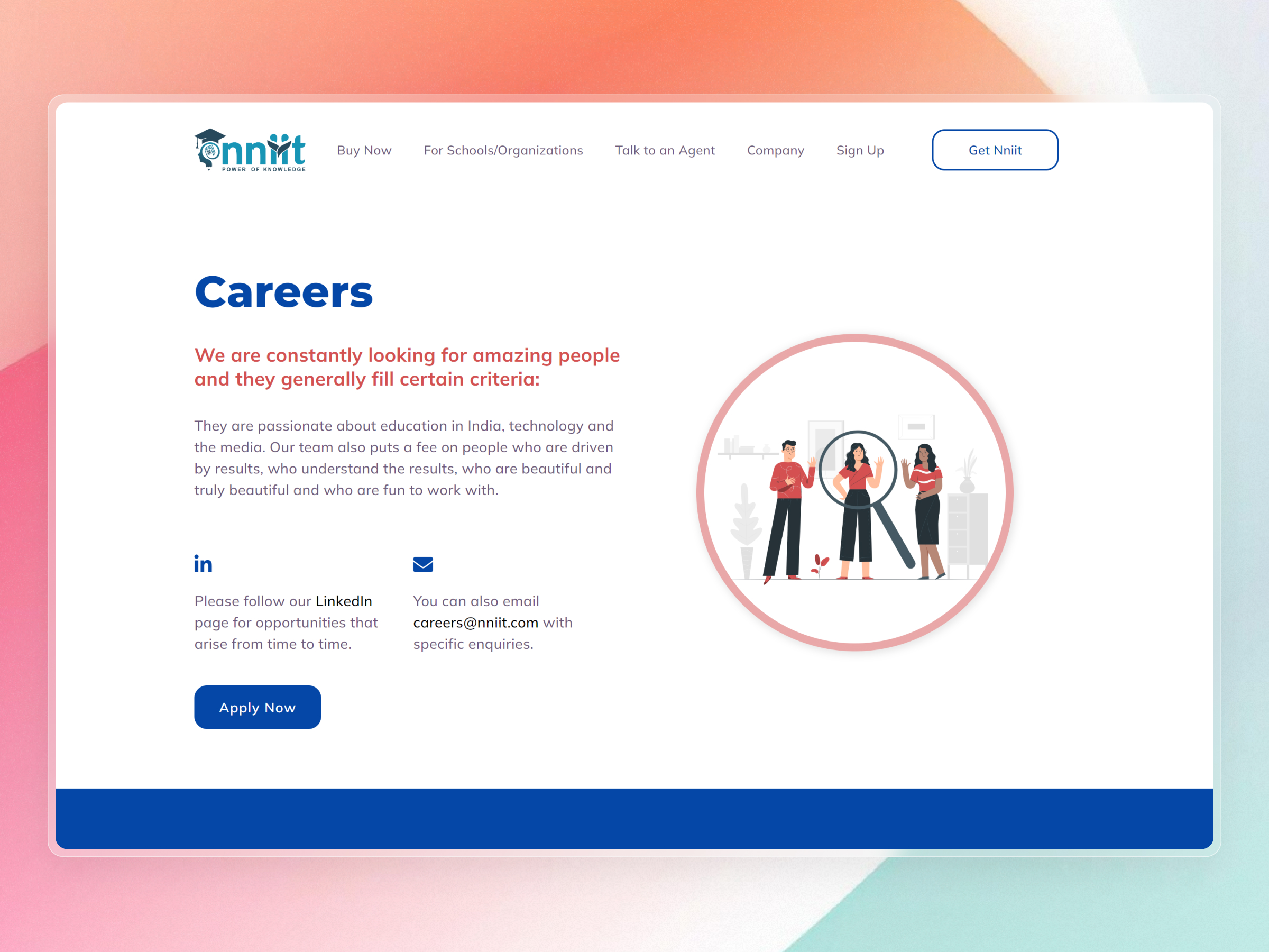 NNIIT Public Website | Craftnotion