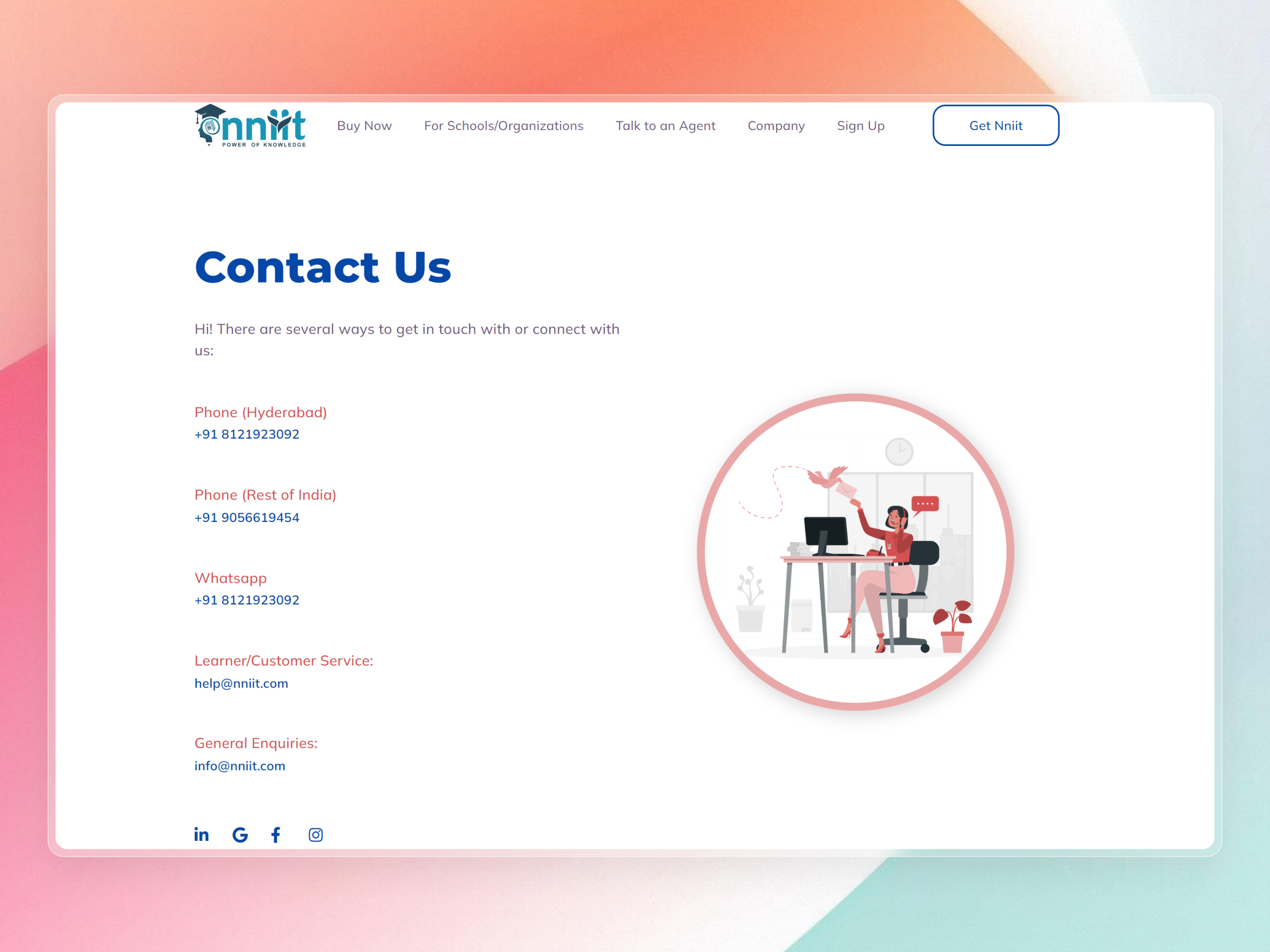 NNIIT Public Website | Craftnotion