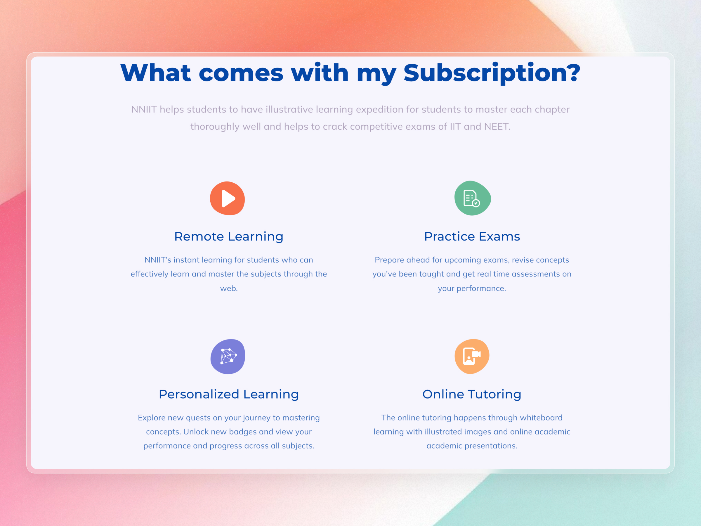 NNIIT Public Website | Craftnotion