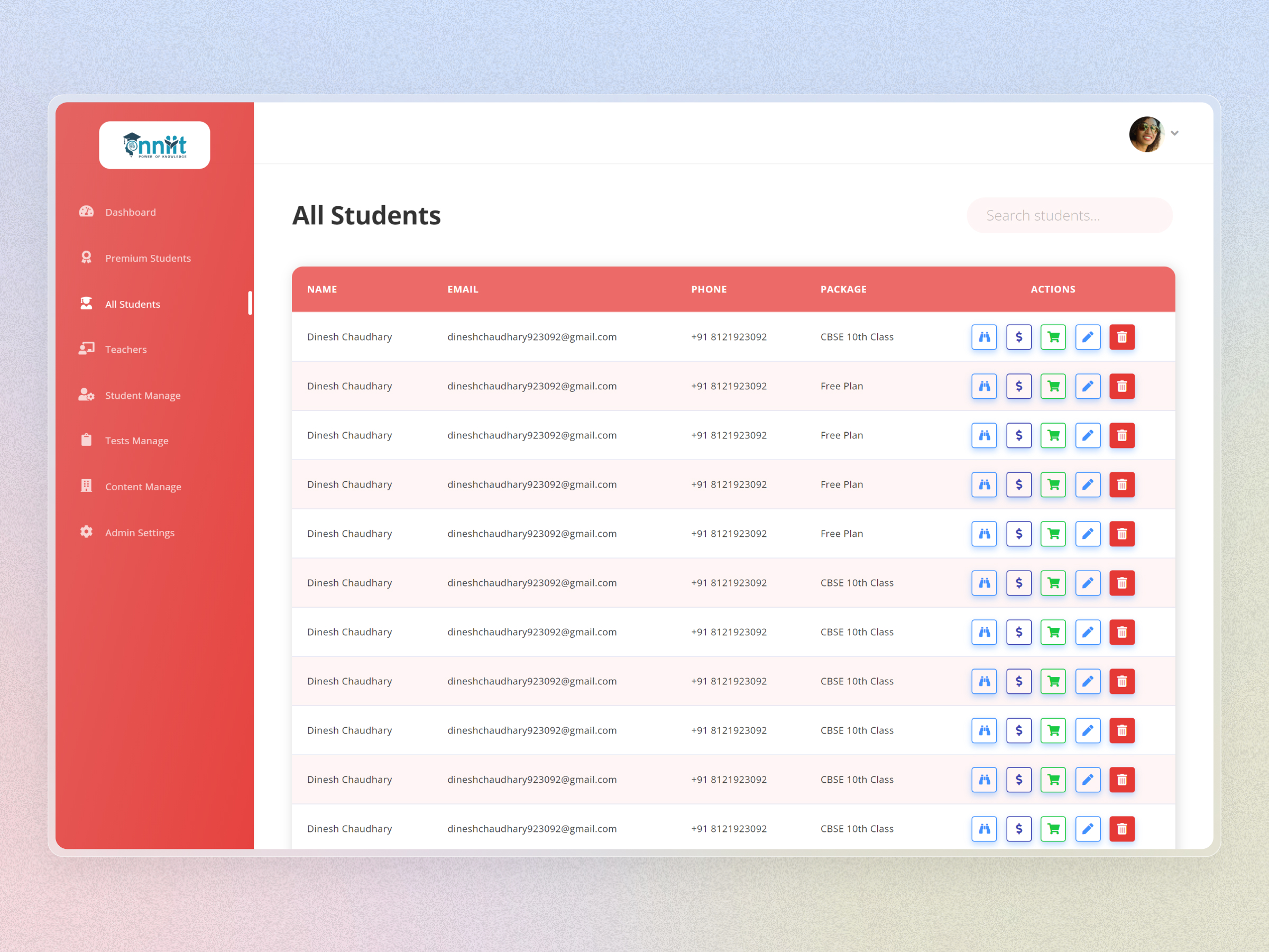 NNIIT Learning Management System | Craftnotion