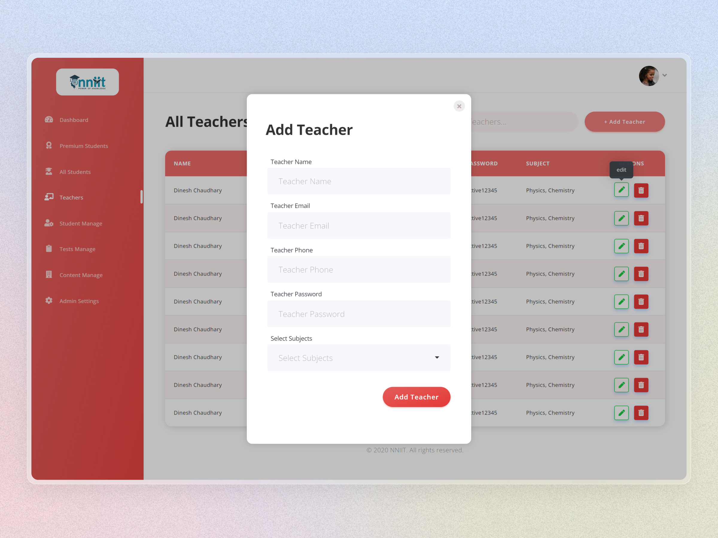 NNIIT Learning Management System | Craftnotion