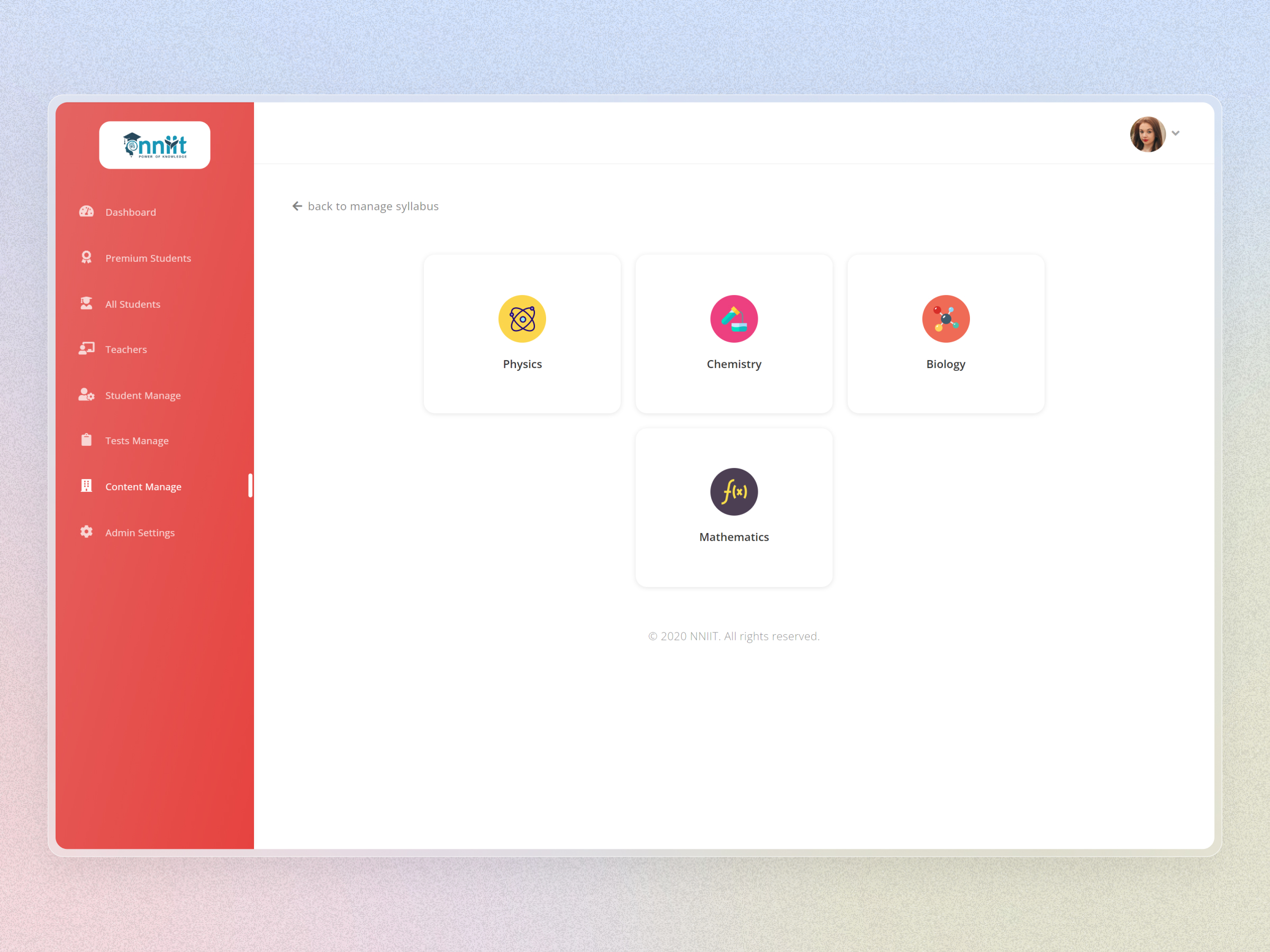NNIIT Learning Management System | Craftnotion