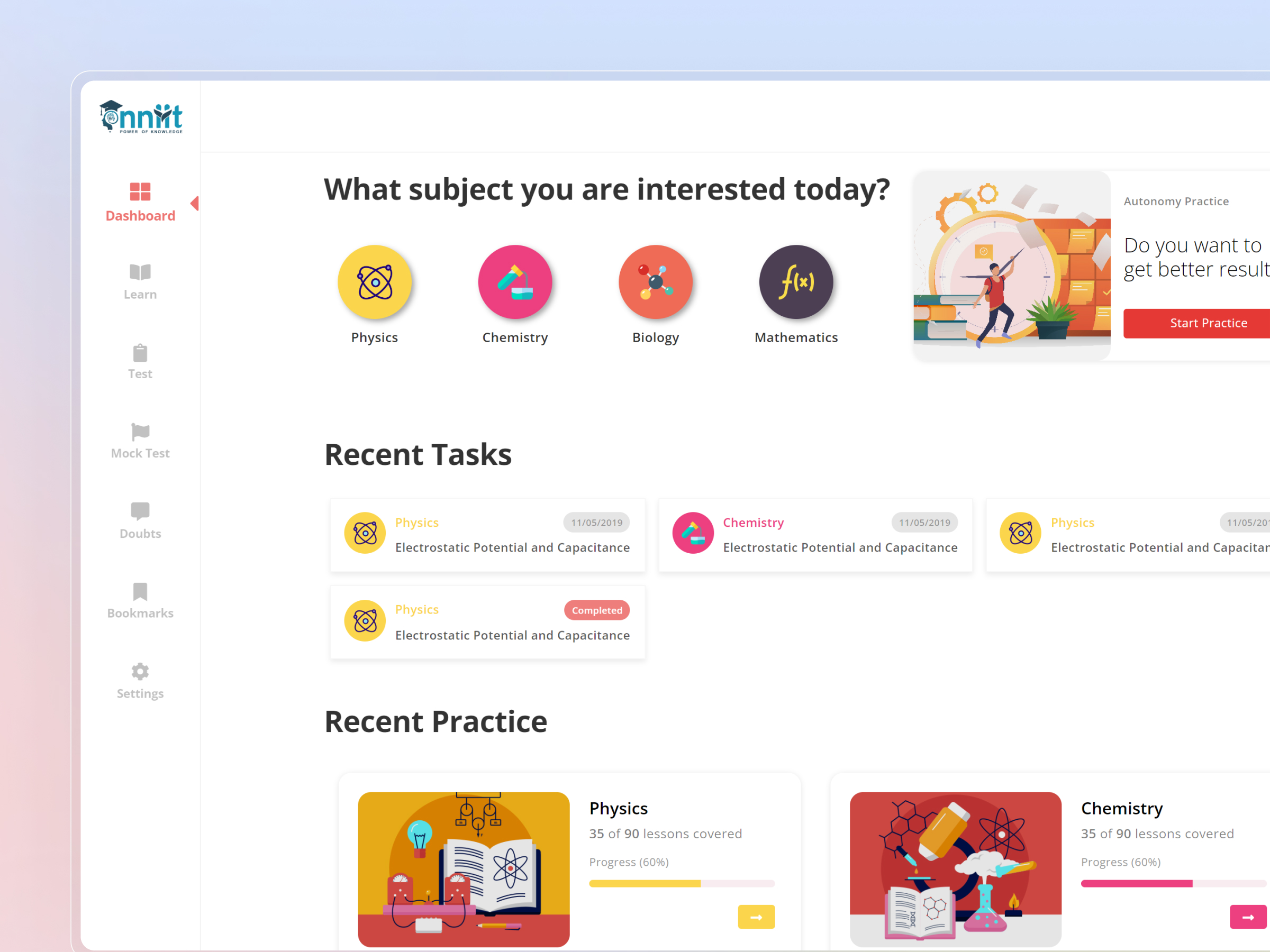 NNIIT LMS Dashboard | Craftnotion