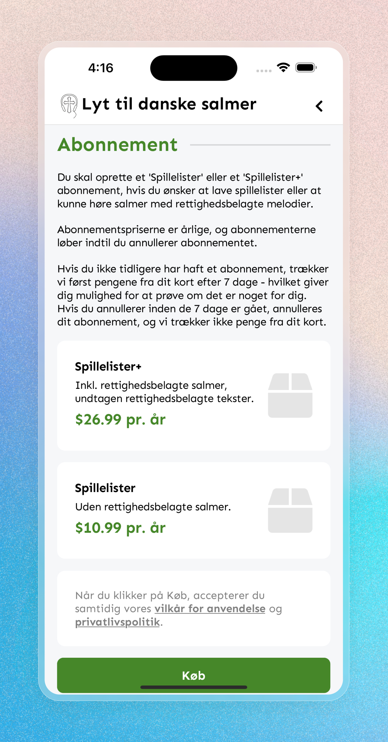 Lyt til Danske Salmer Mobile Apps | Craftnotion