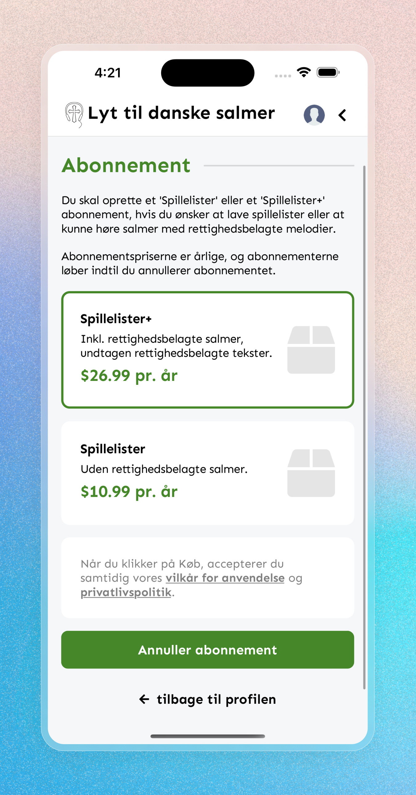 Lyt til Danske Salmer Mobile Apps | Craftnotion
