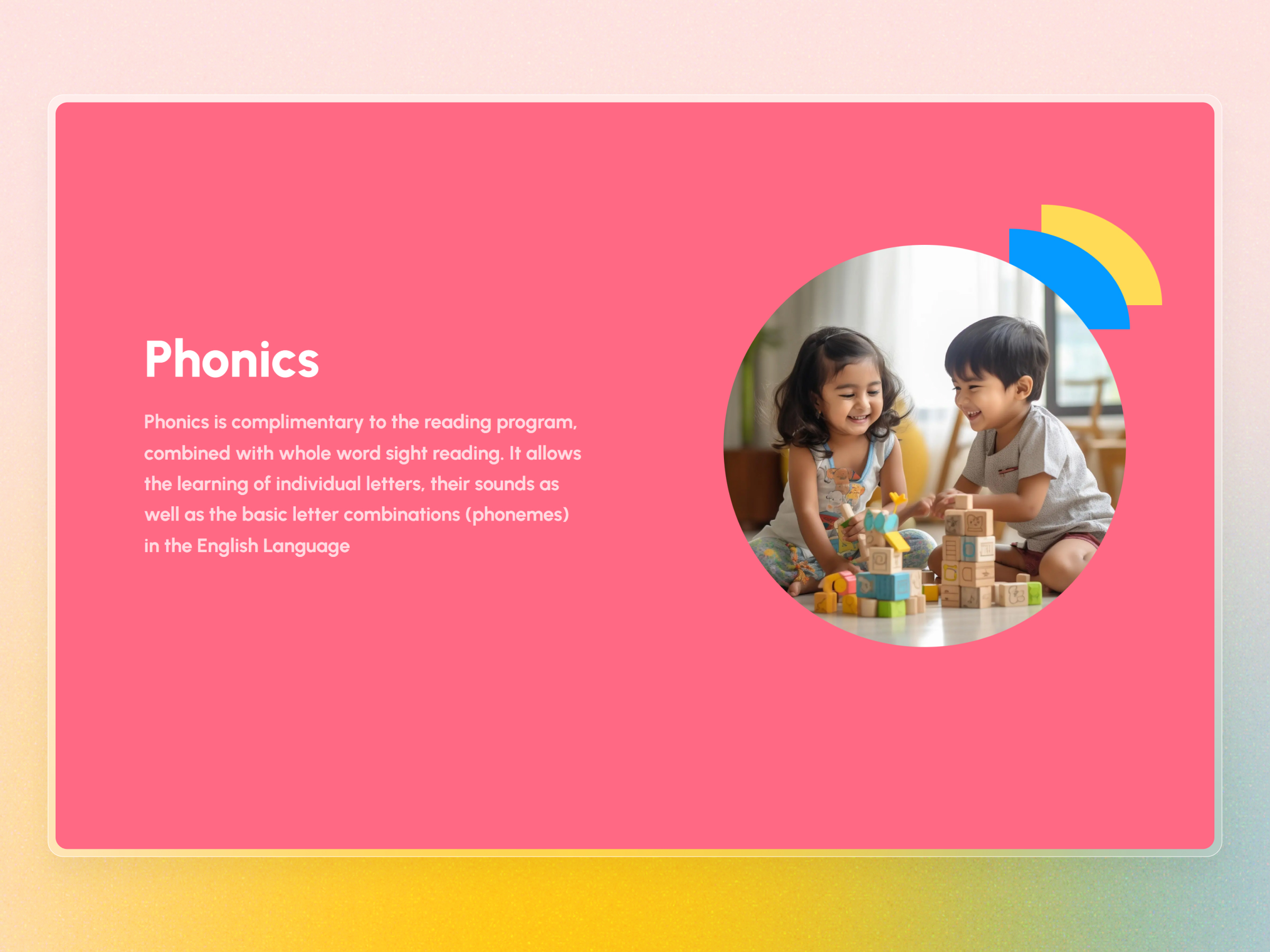 Siddhi Early Learning Center Website | Craftnotion