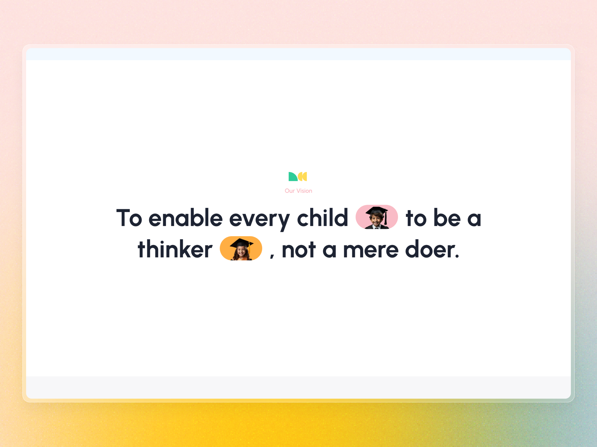 Siddhi Early Learning Center Website | Craftnotion