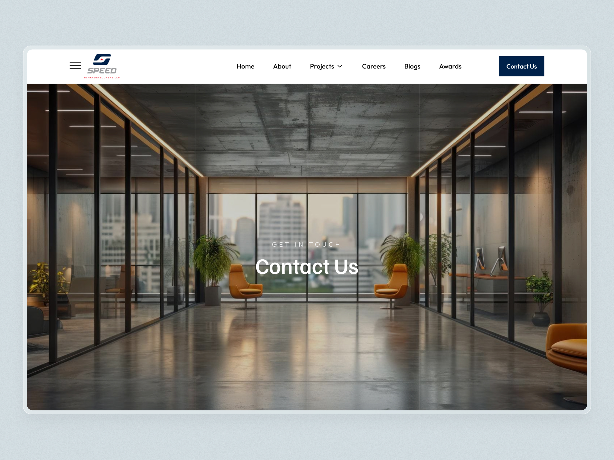 Speed Infra Real Estate Website | Craftnotion