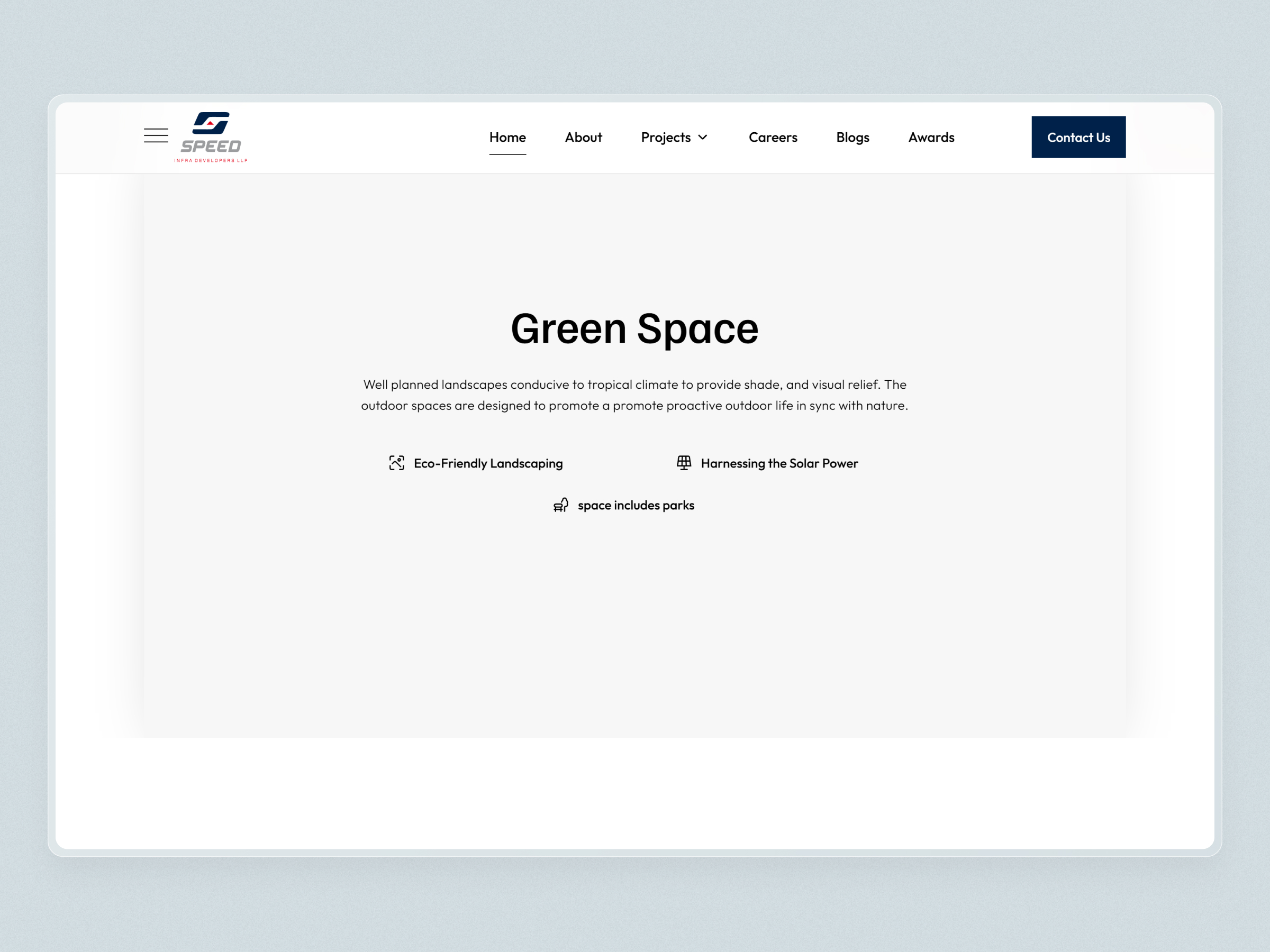 Speed Infra Real Estate Website | Craftnotion