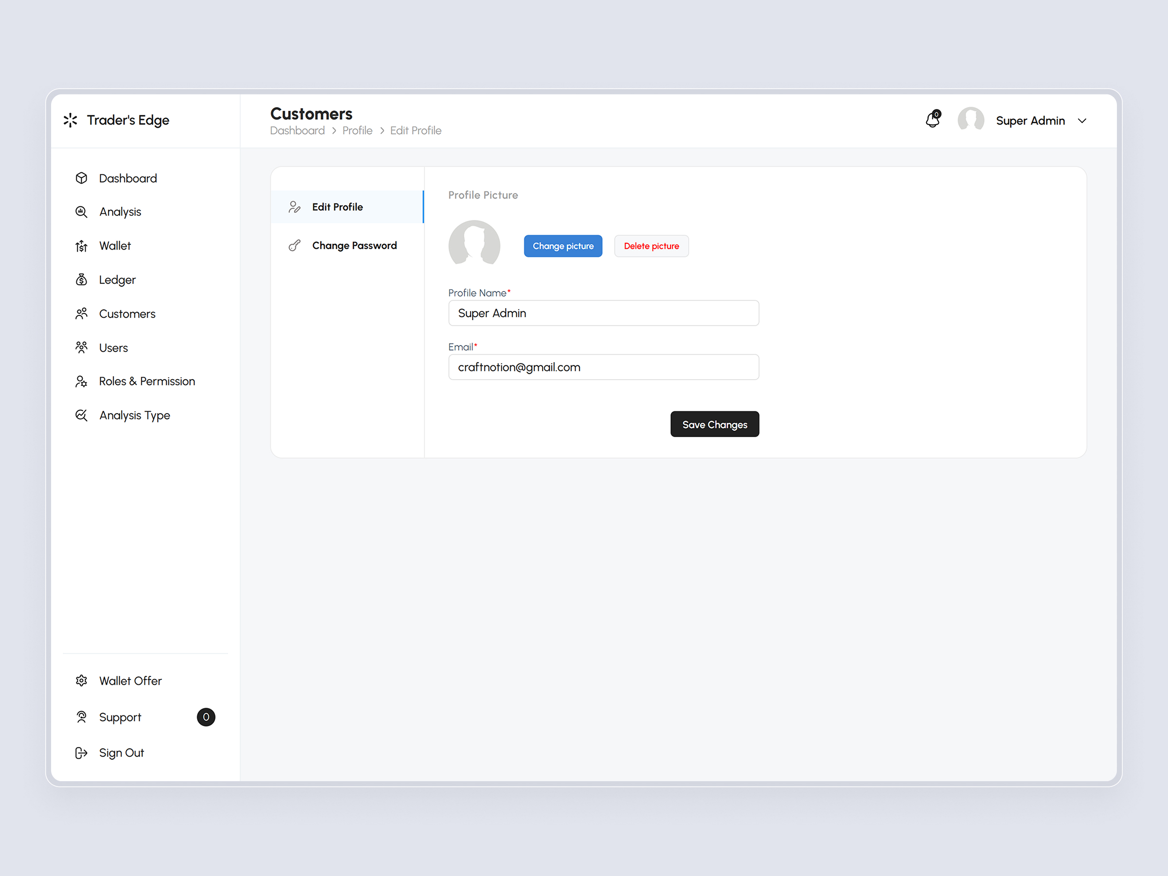 TradersEdge Platform | Craftnotion