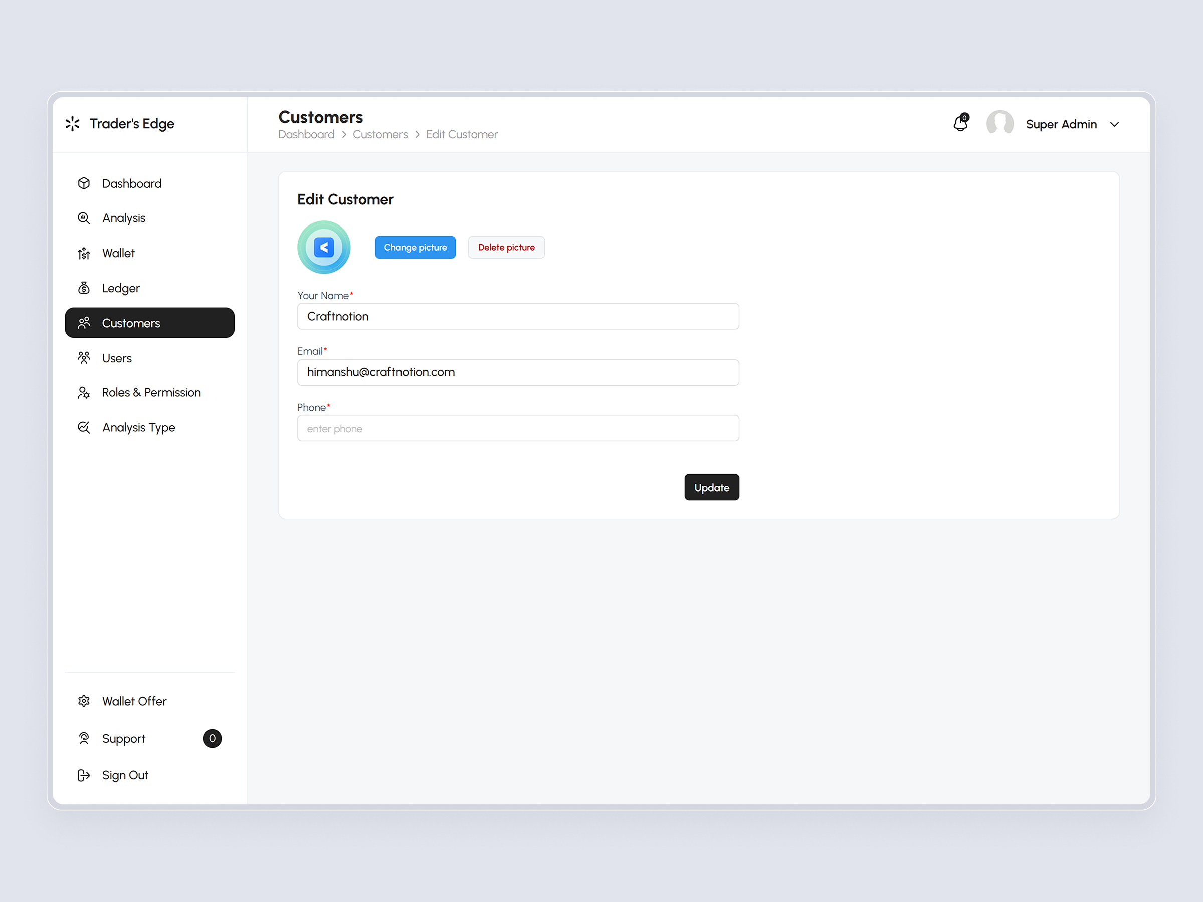 TradersEdge Platform | Craftnotion