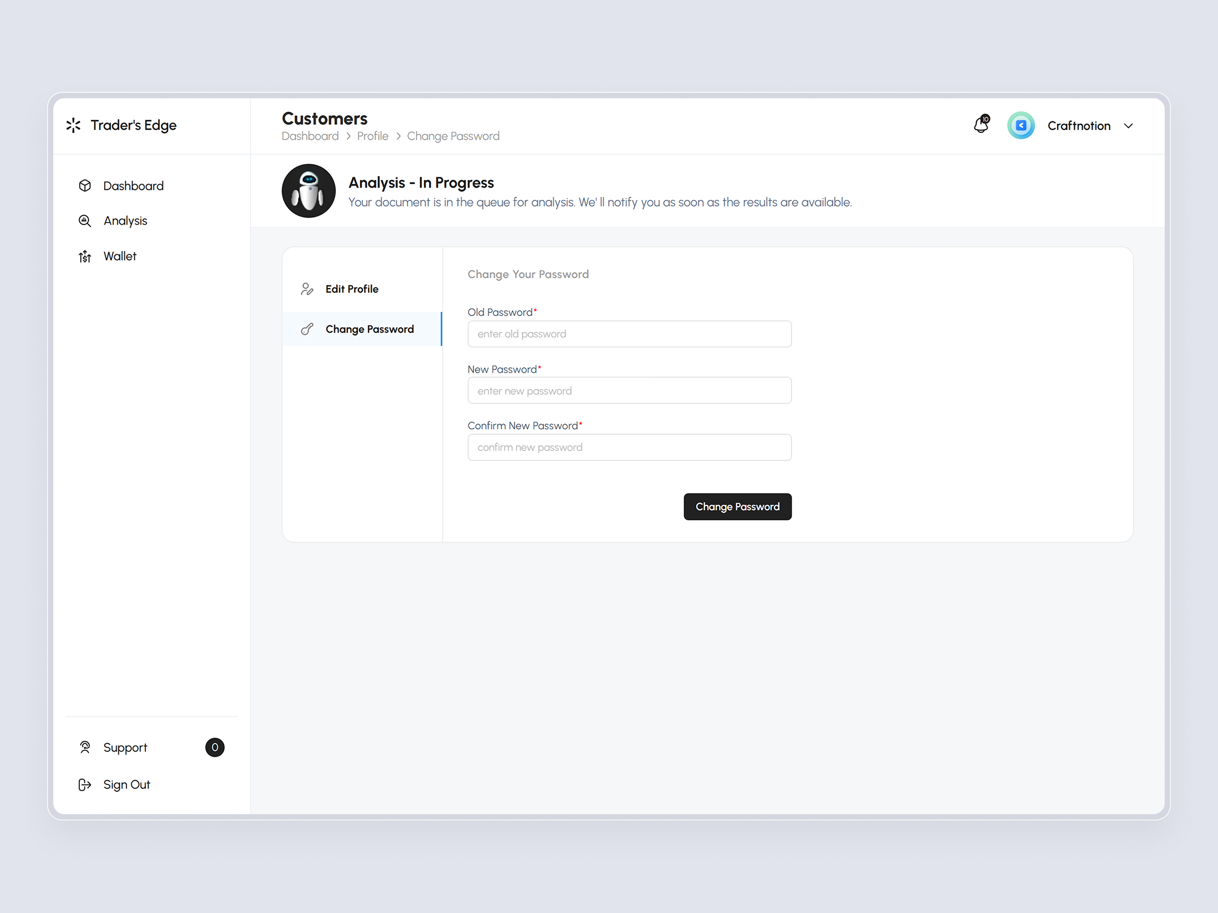 TradersEdge Platform | Craftnotion