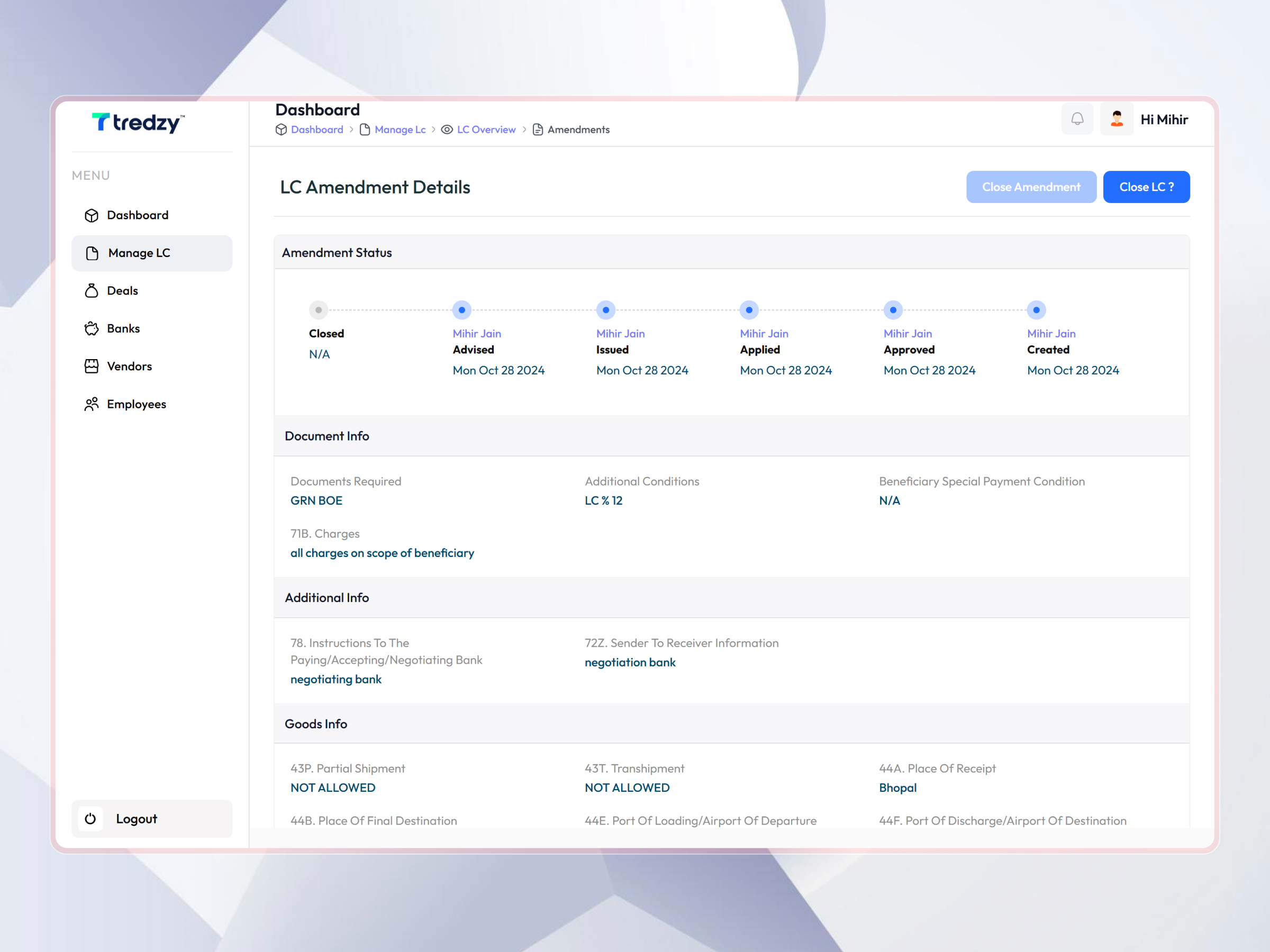 Tredzy Fintech SaaS Platform | Craftnotion
