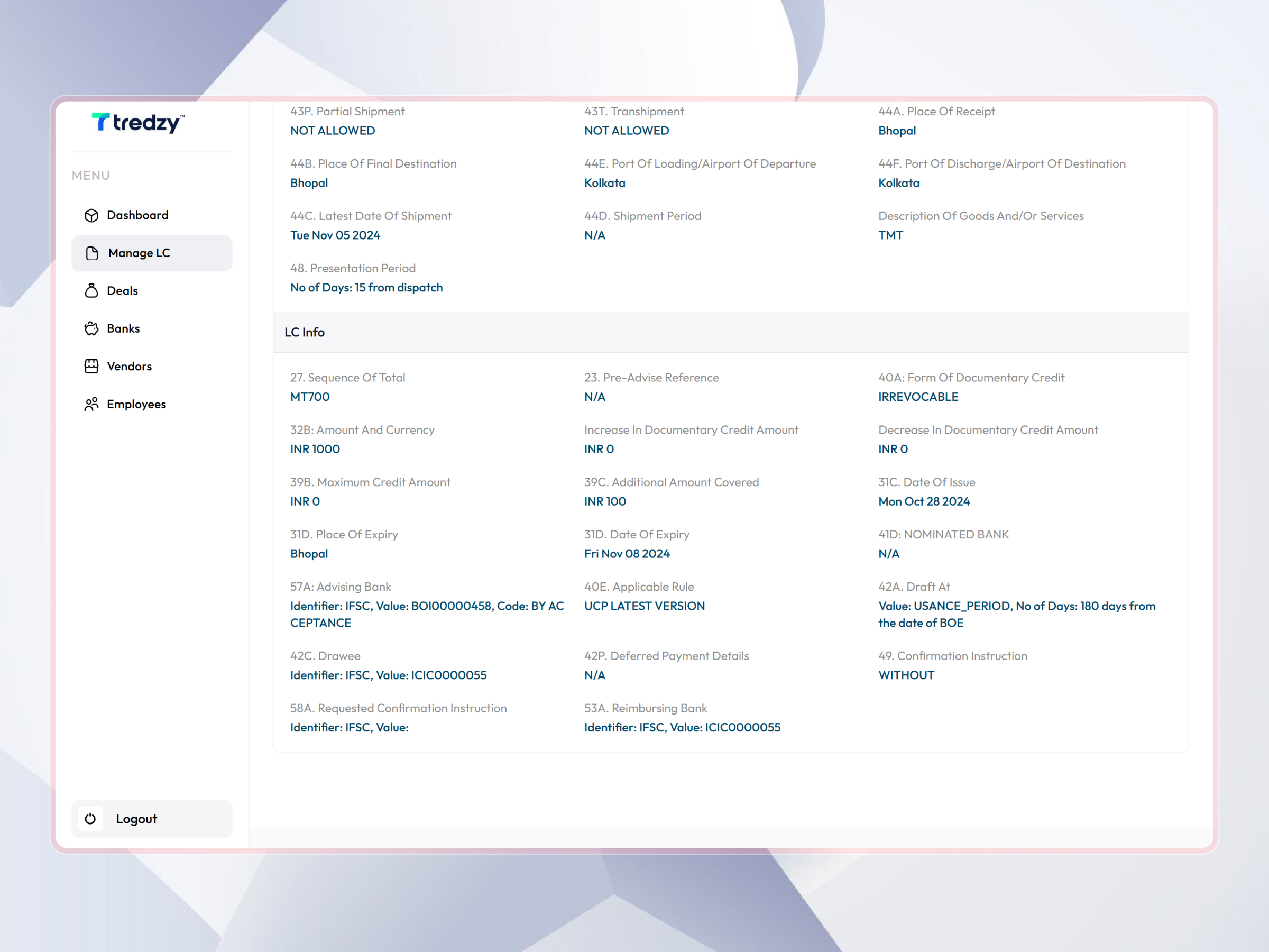 Tredzy Fintech SaaS Platform | Craftnotion