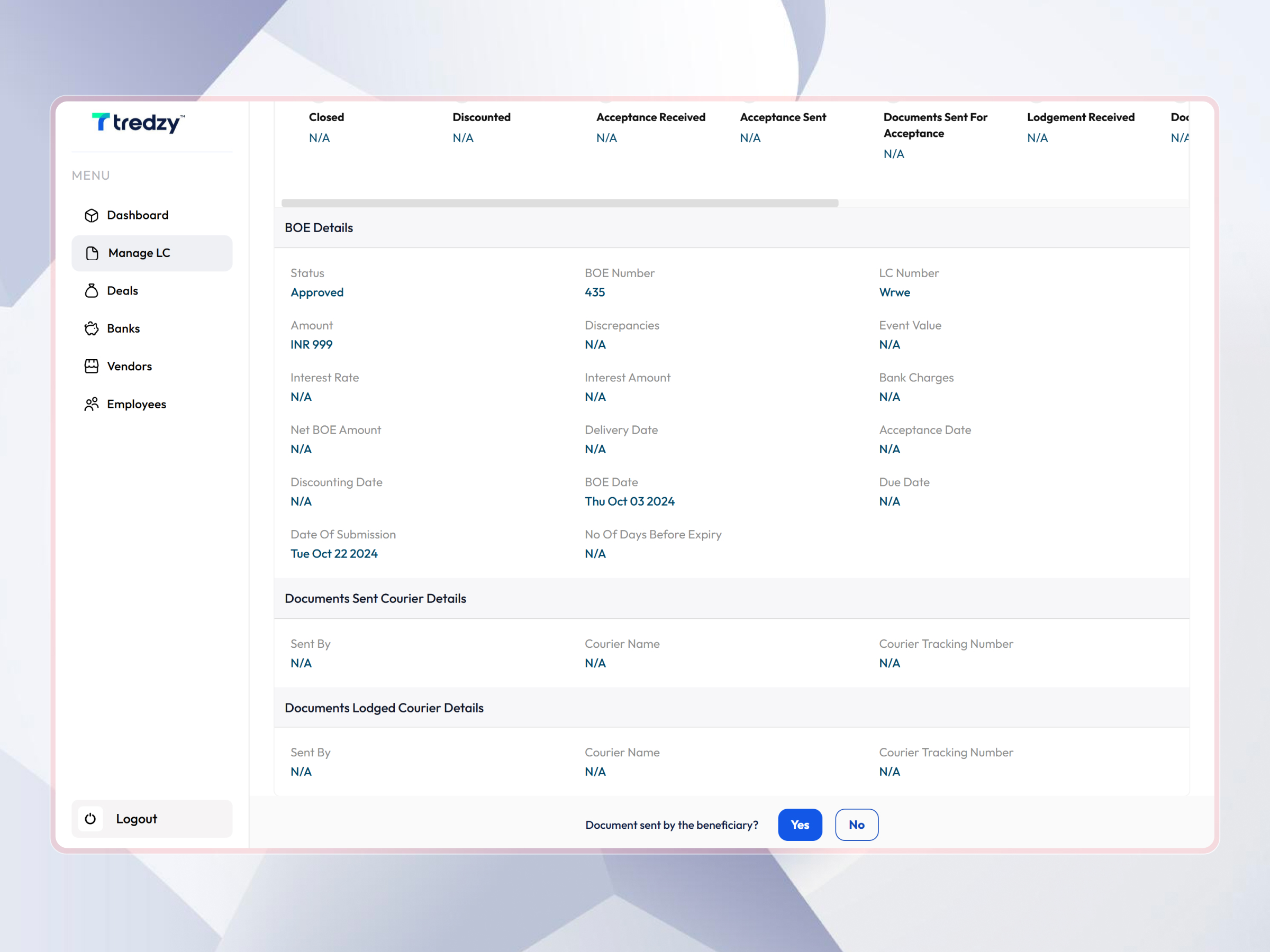 Tredzy Fintech SaaS Platform | Craftnotion