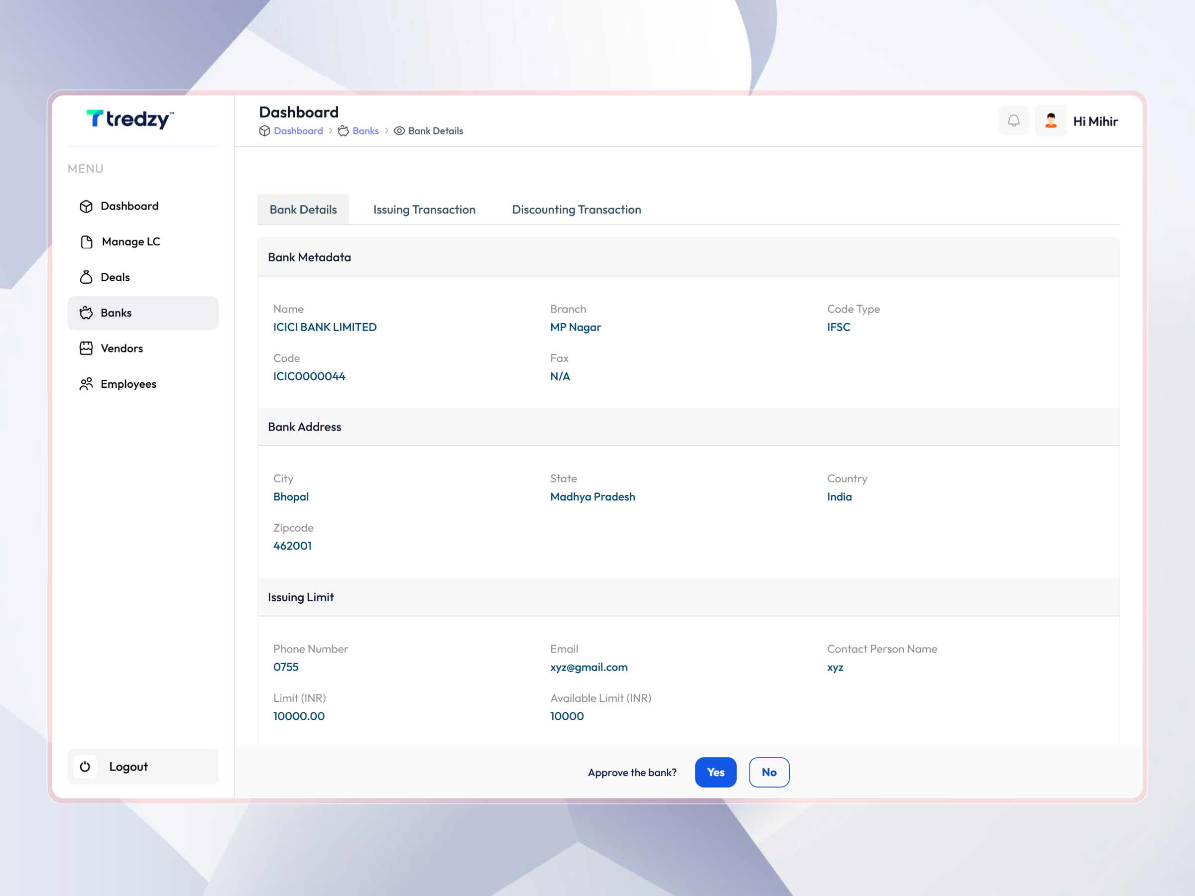 Tredzy Fintech SaaS Platform | Craftnotion