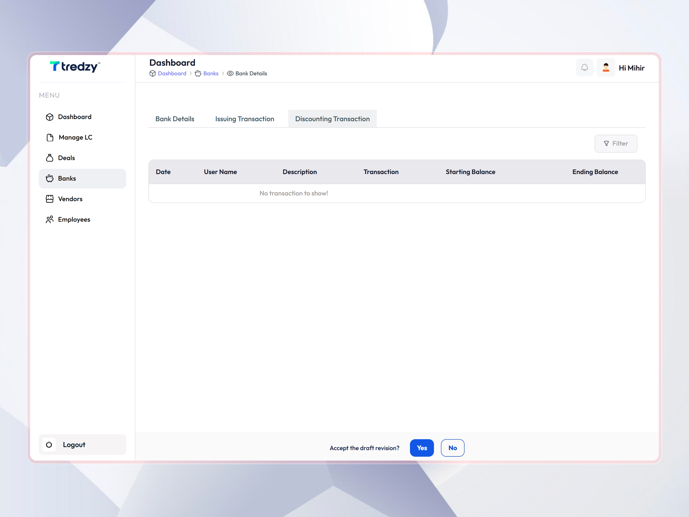 Tredzy Fintech SaaS Platform | Craftnotion