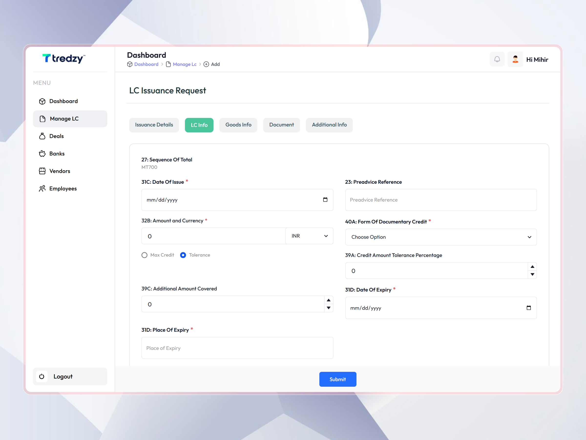 Tredzy Fintech SaaS Platform | Craftnotion