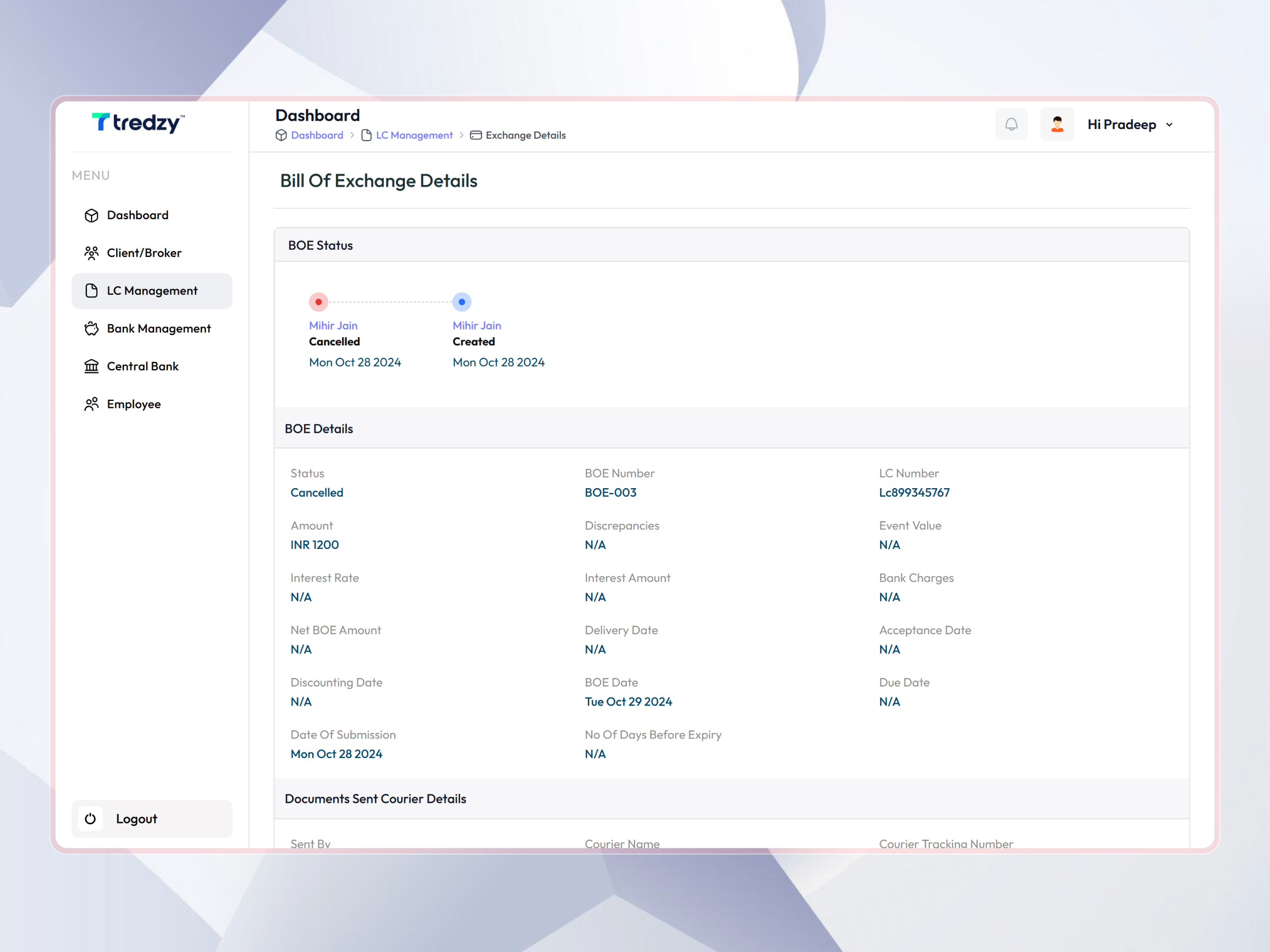 Tredzy Fintech SaaS Platform | Craftnotion