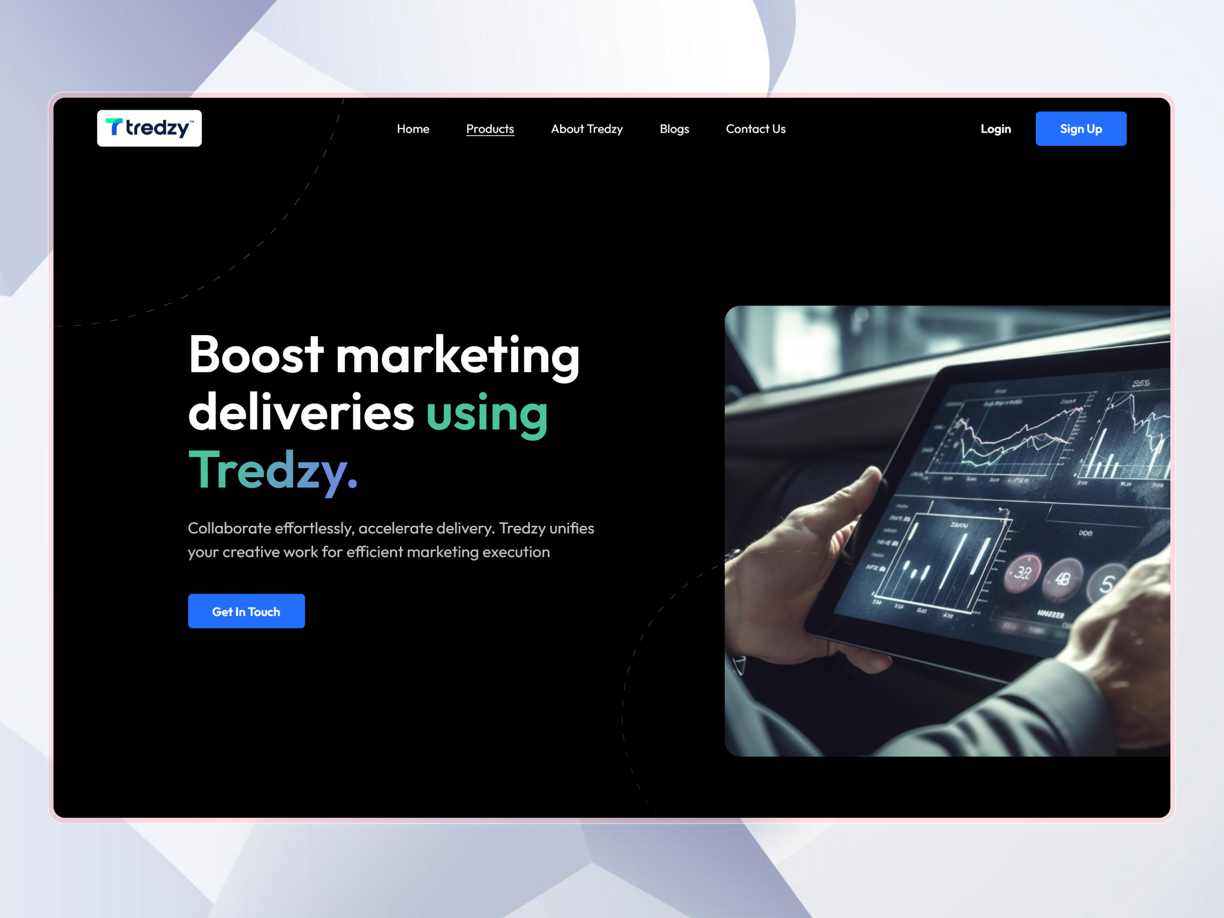 Tredzy Fintech SaaS Platform | Craftnotion